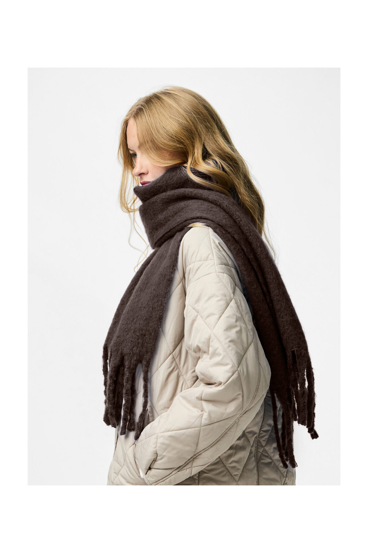 PIECES PCNIKITA DŁUGI SZALIK NOOS BC