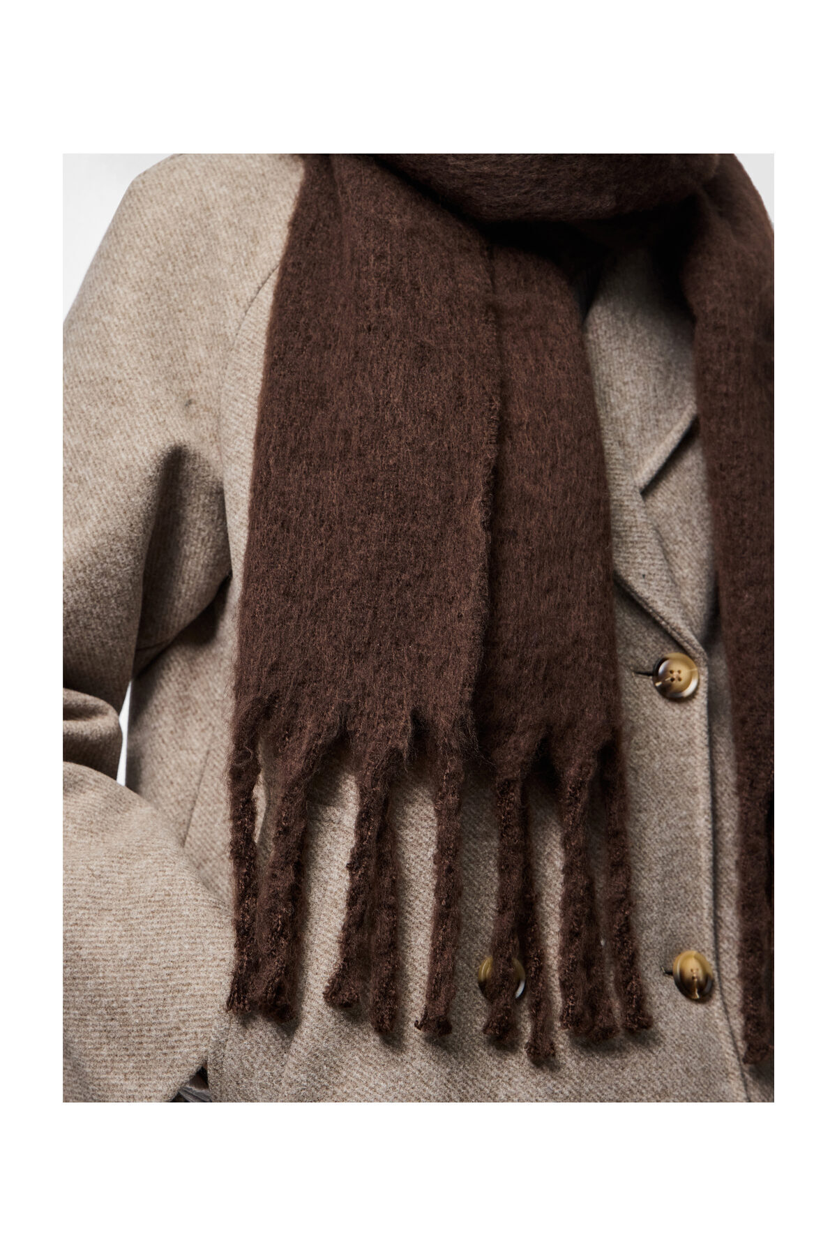 PIECES PCNIKITA DŁUGI SZALIK NOOS BC