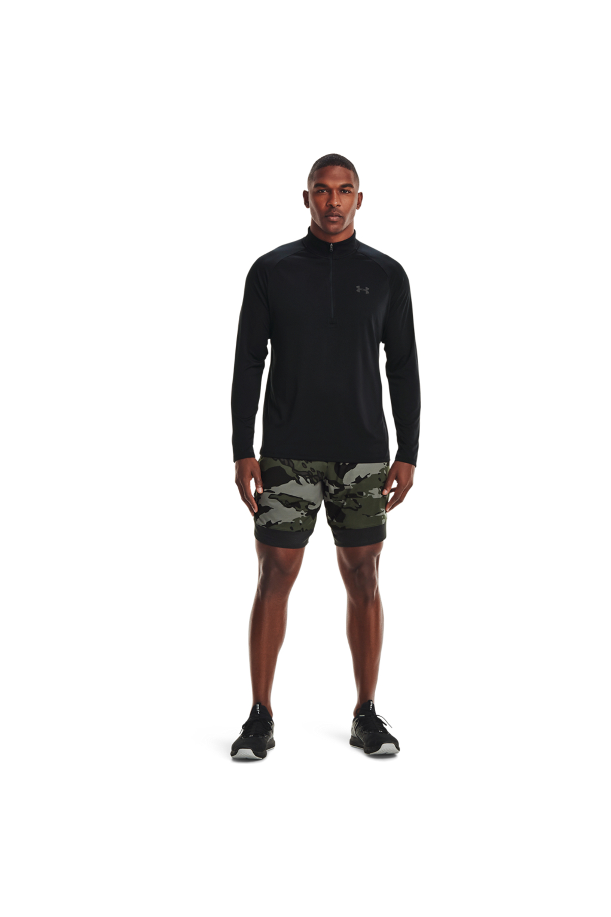 سویشرت مردانه مشکی آندر آرمور | 1328495 اورجینال - تصویر 9