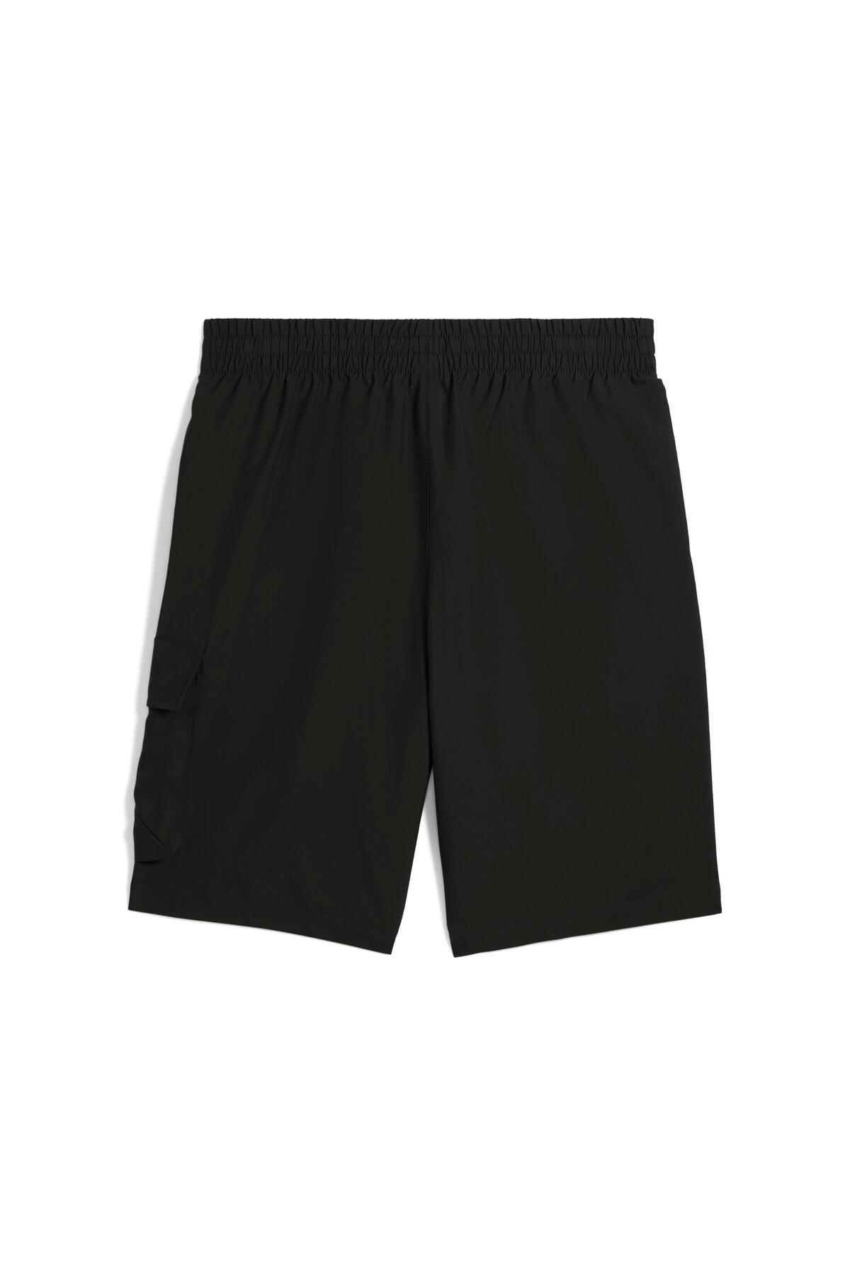 شورت و شلوارک مردانه مشکی پوما | 682664-01-negru اورجینال - تصویر 4