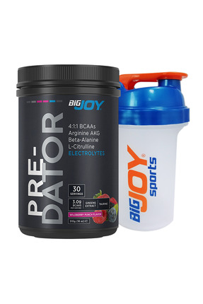 Bigjoy Sports Preworkout PreDator ORMAN MEYVELERİ Aroma 510g 30 Servis Pre-wo...
