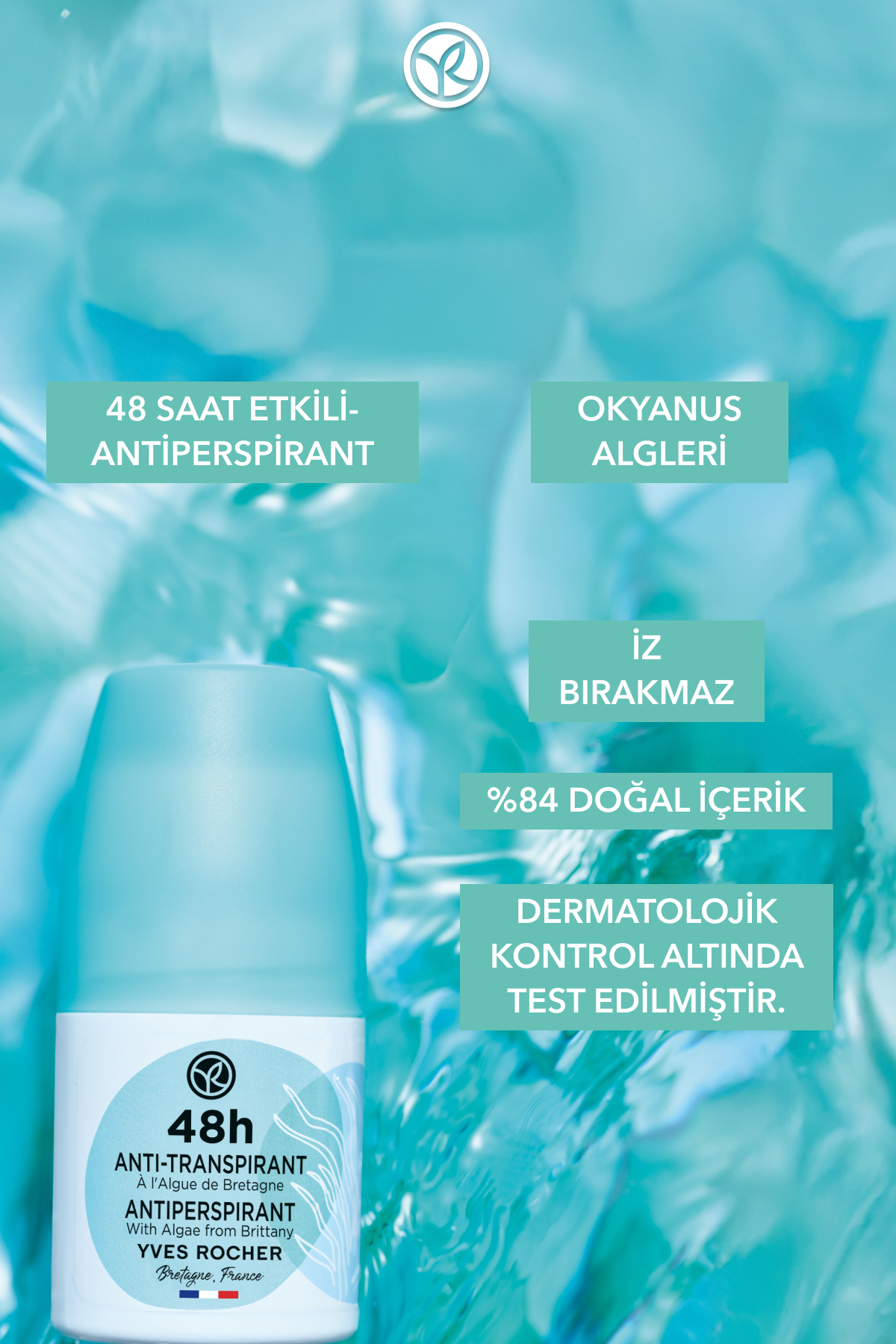 دئودورانت زنانه  Yves Rocher | 58616 اورجینال - تصویر 4