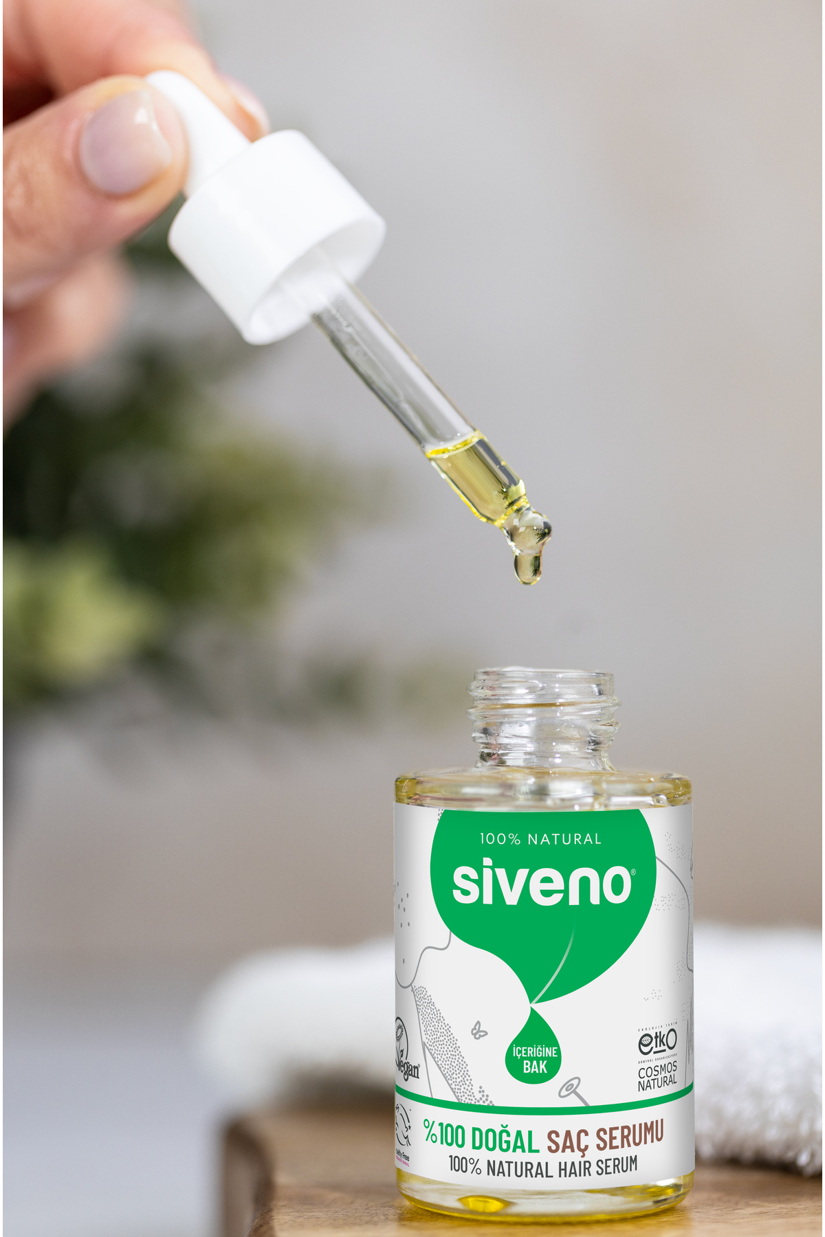 %100 Doğal Saç Bakım Serumu Biberiye Yağlı Dökülme Karşıtı Onarıcı 10 Mucizevi Yağ 30 ml — MSIV-000176 — تصویر 3 از 8