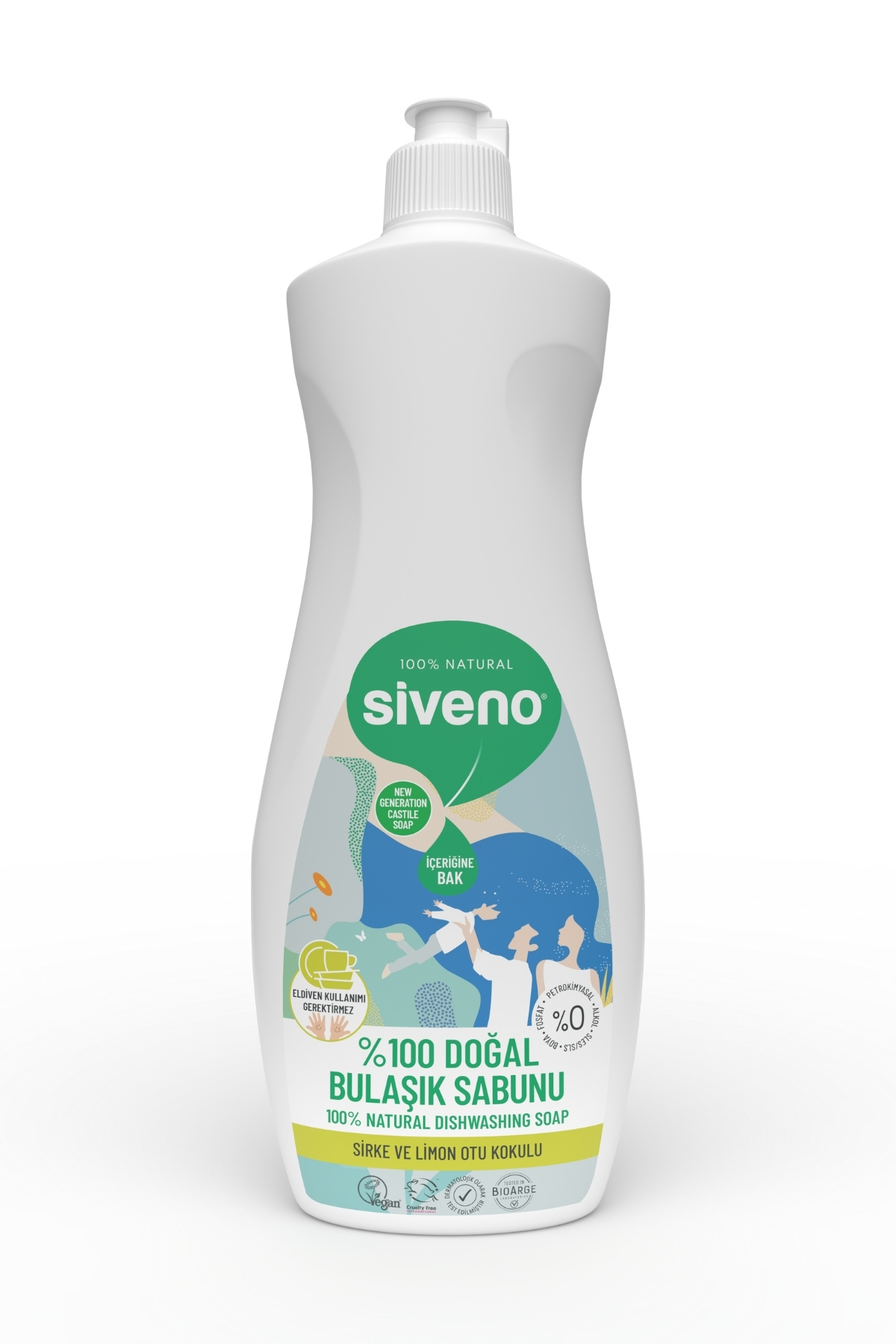 Siveno %100 Doğal Bulaşık Sabunu Bitkisel Elde Bulaşık Sabunu Nemlendirici Vegan 500 ml X2 Adet fotoğrafı 7 (önizleme)