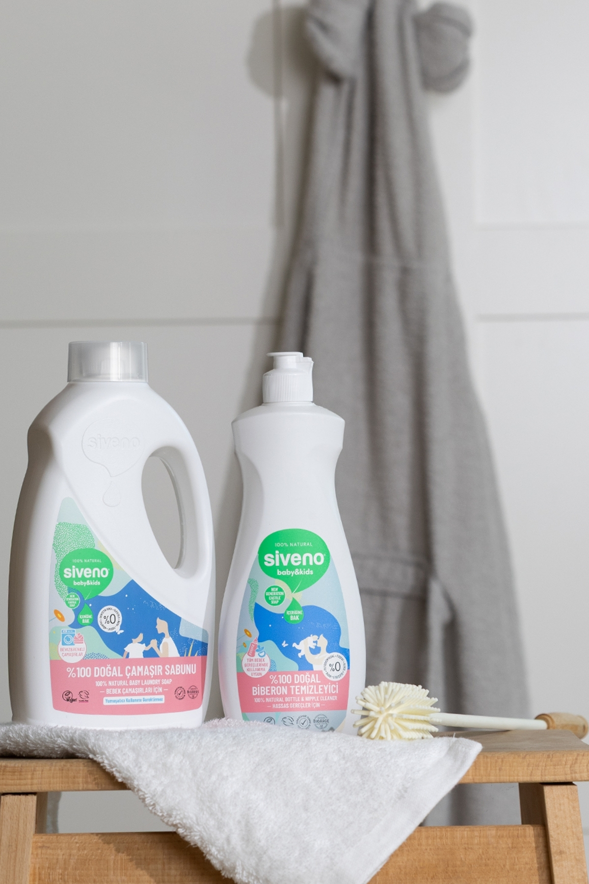 Siveno %100 Doğal Emzik Ve Biberon Temizleyicisi Elde Bulaşık Sabunu Nemlendirici 500 ml X 2 Adet fotoğrafı 7 (önizleme)