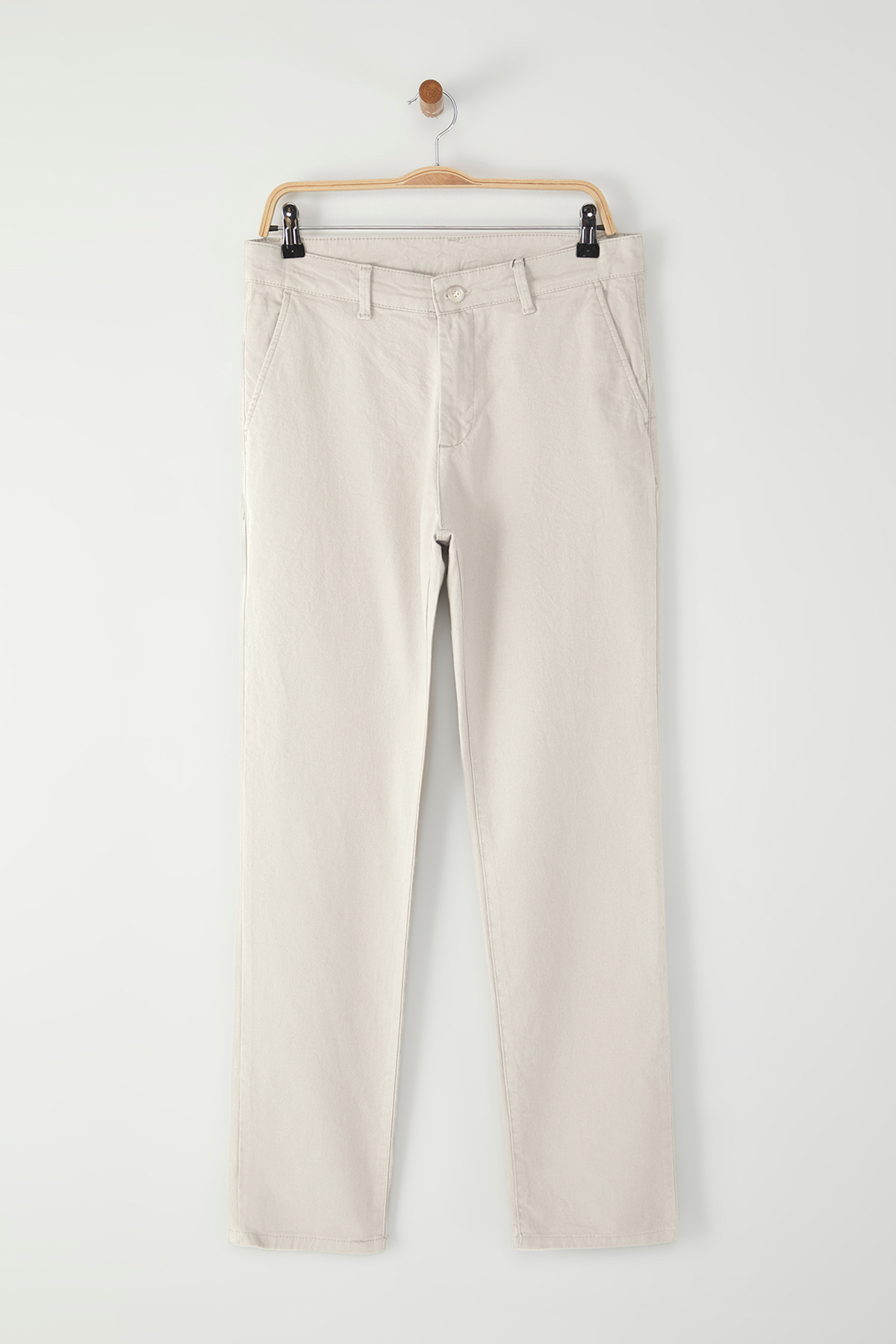  Trendyolmilla Man Ta? Slim Fit Basic Chino Esnek Gabardin Pantolon