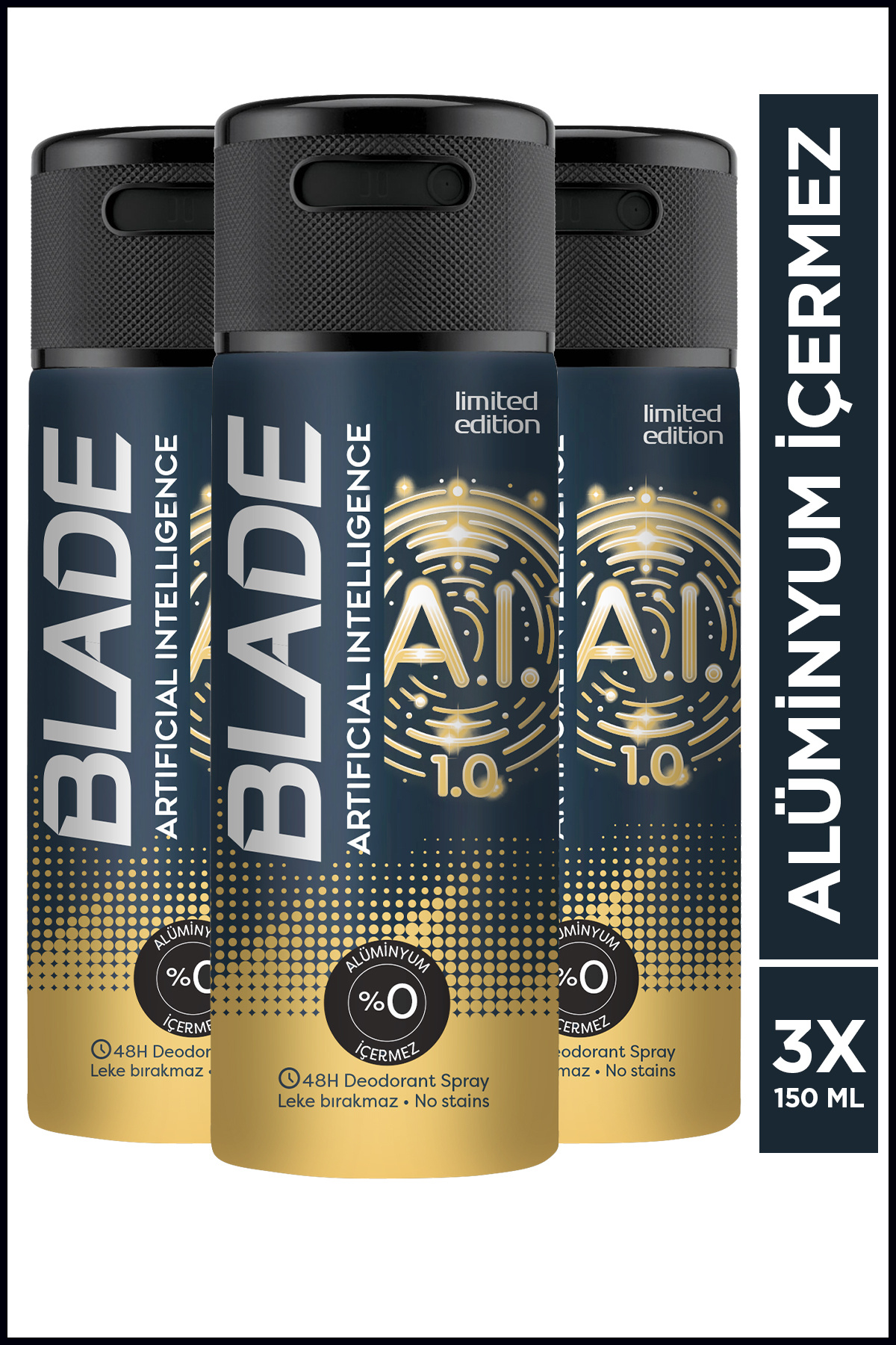Blade Artificial Intelligence 1.0 Erkek Alüminyumsuz Deodorant