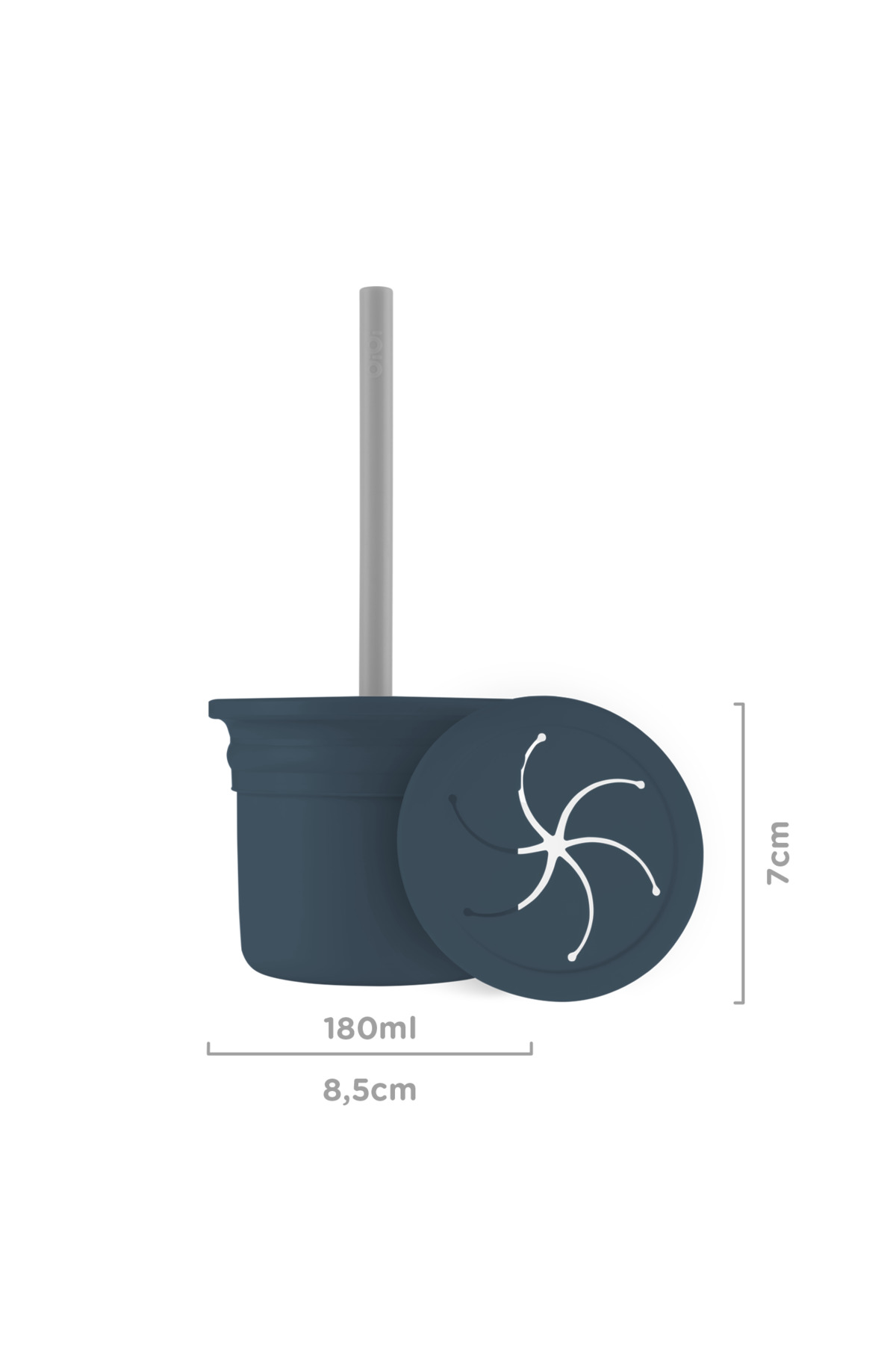 OiOi Ham + Hüp - Deep Blue / Powder Grey fotoğrafı 2 (önizleme)