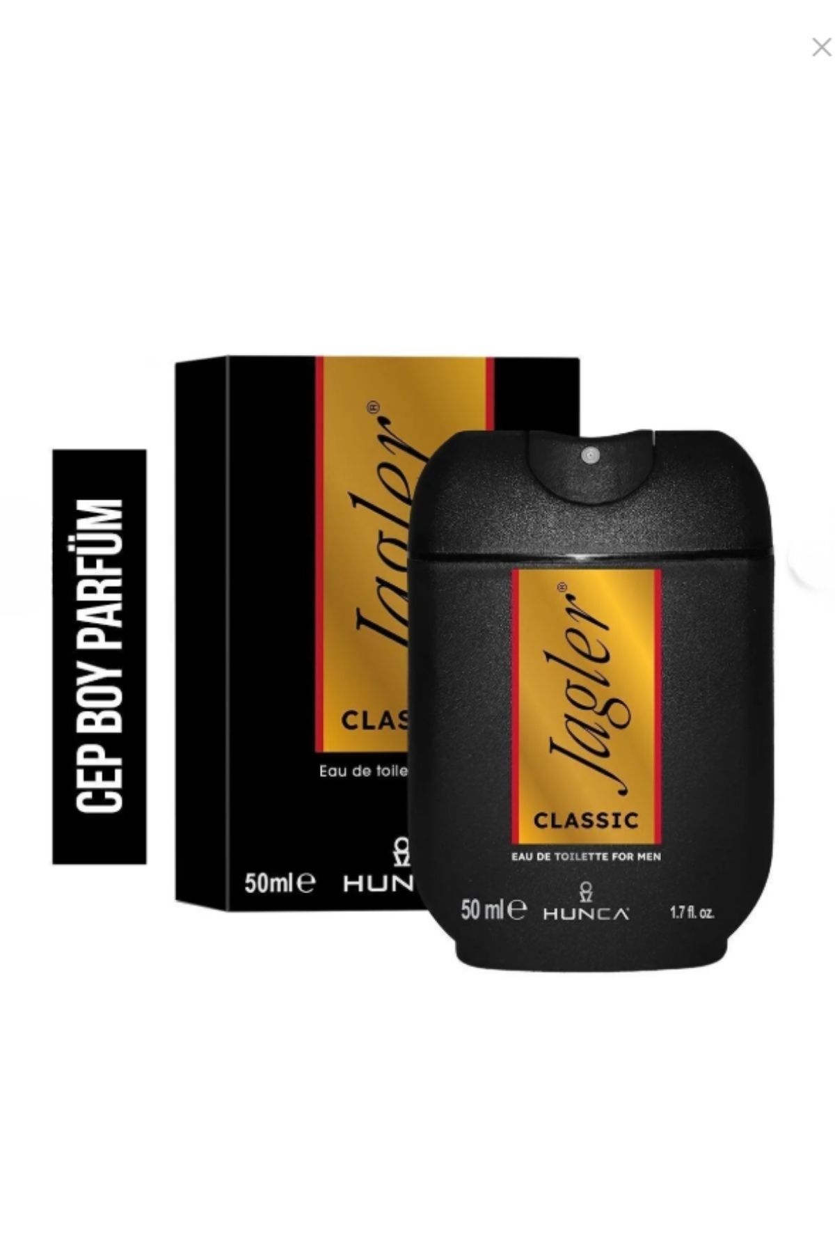 Jagler Classic Erkek Parfüm 50 ml - Kalıcı Ferah Koku - Cep Boy Taşınabilir Erkek Deodorant Parfüm