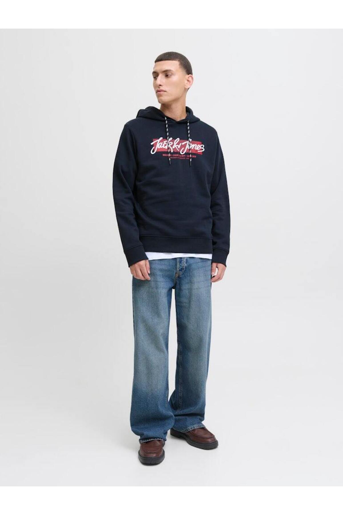 سویشرت جک اند جونز مردانه  قهوه ای   Regular/رگولار      | Jack & Jones 12279115 BD - تصویر 3