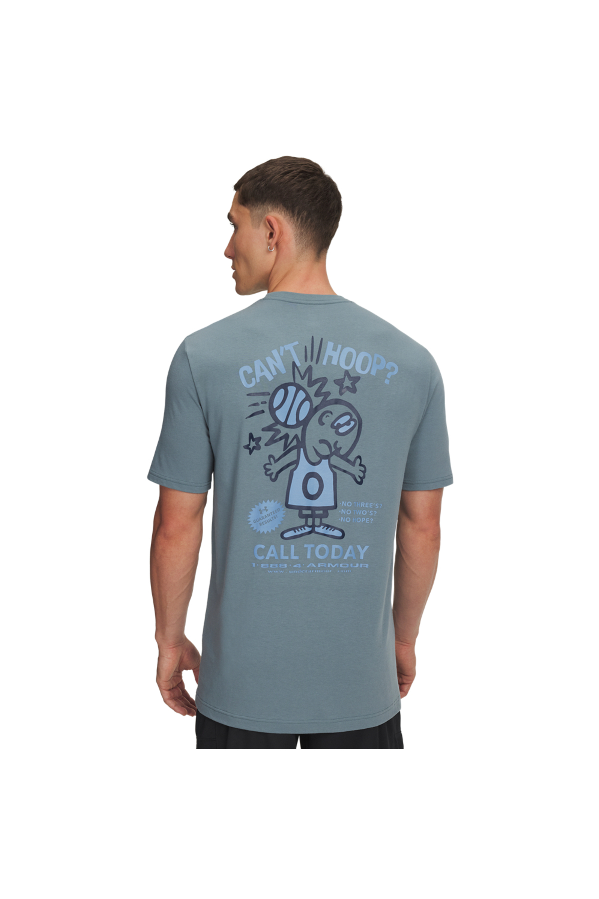 آندر آرمور تی‌شرت آستین کوتاه مردانه UA 60/40S Can't Hoop 6003684-587