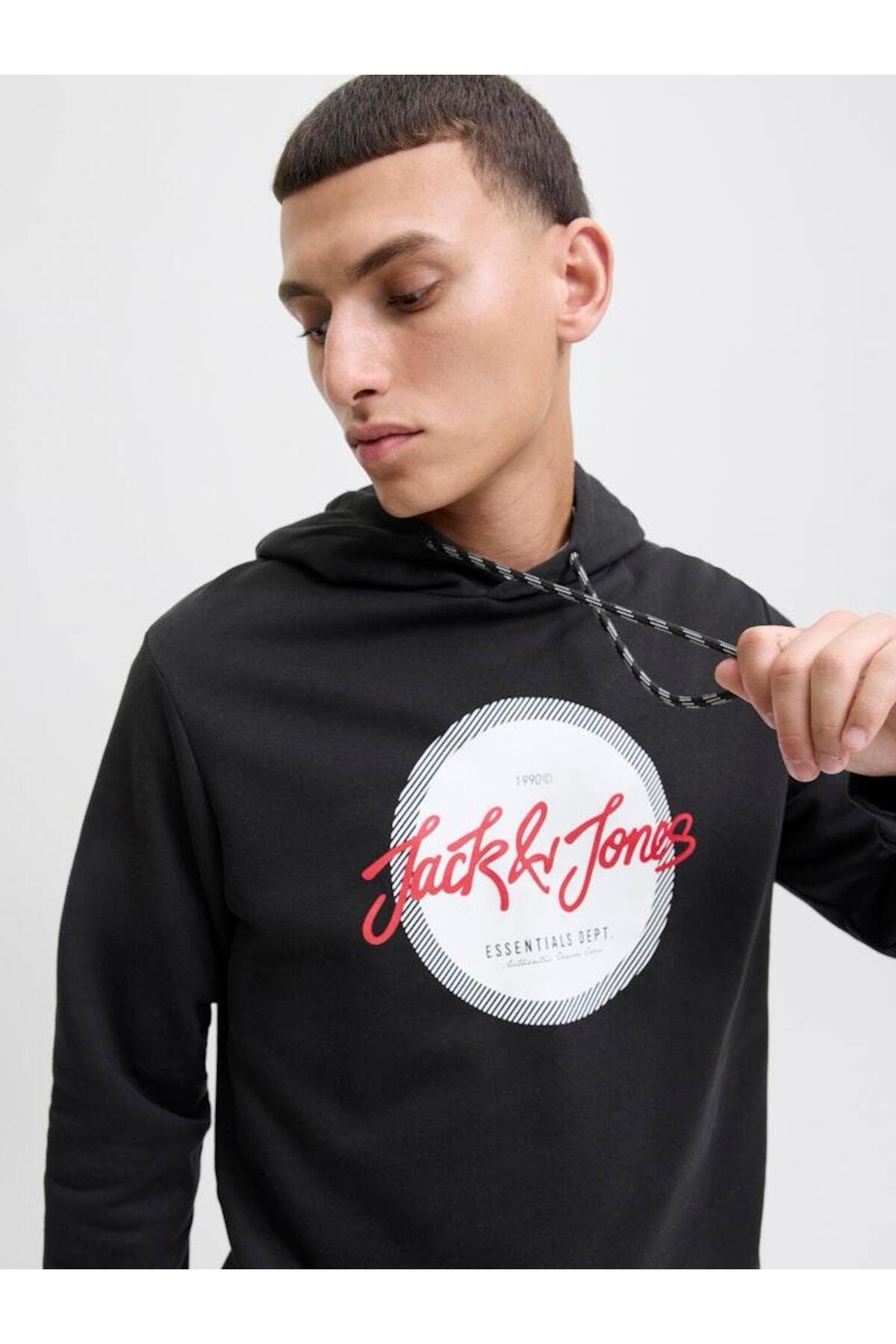 سویشرت جک اند جونز مردانه  مشکی   Regular/رگولار      | Jack & Jones 12279115 BD - تصویر 6