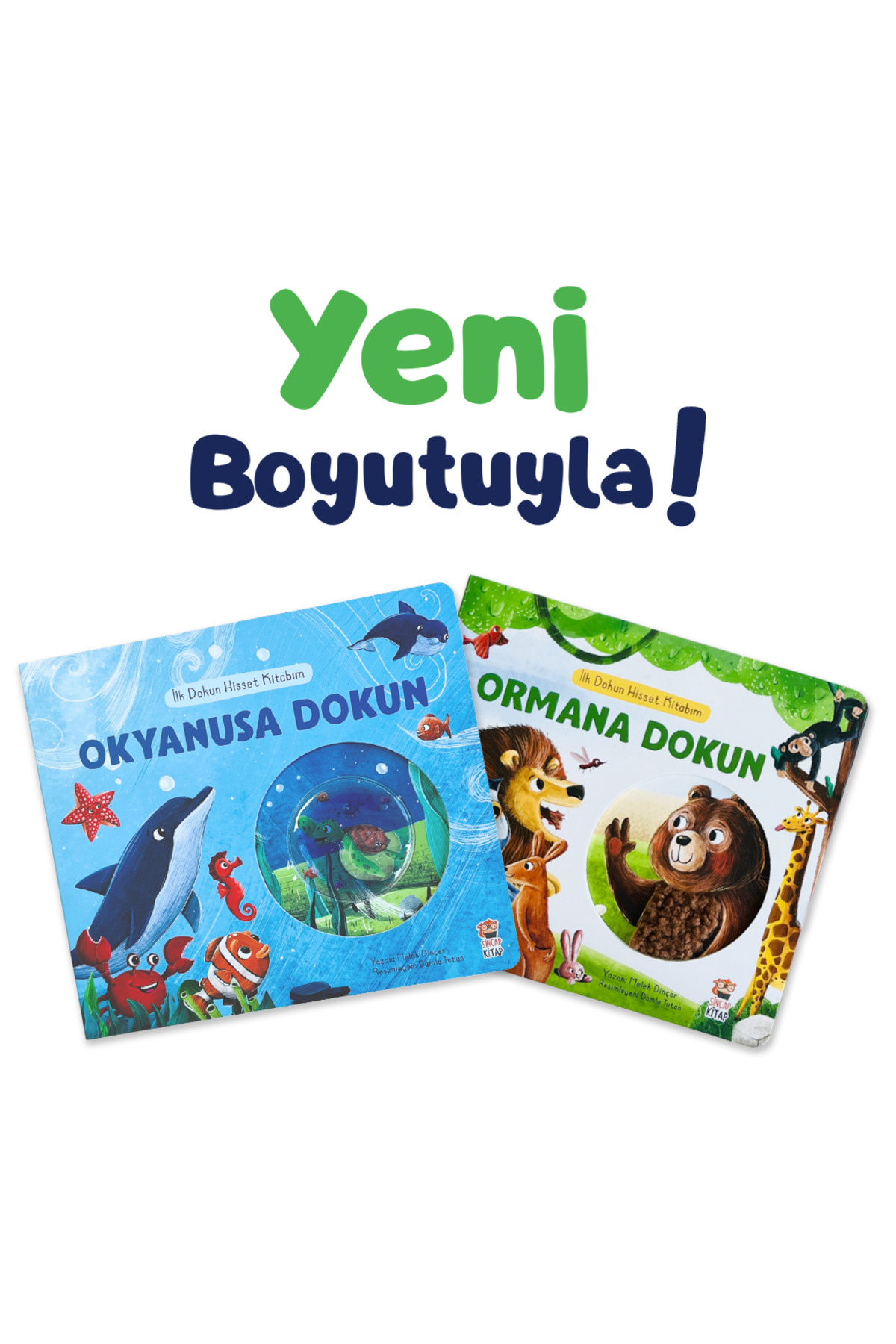 Sincap Kitap İlk Dokun Hisset Kitabım 4’lü Set Çöle Ormana Çiftliğe Okyanusa (0-2 Yaş) fotoğrafı 3 (önizleme)