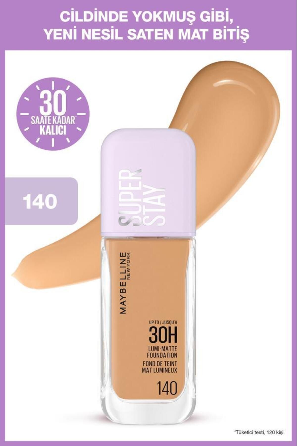 Maybelline New York Super Stay Lumi Matte Fondöten - 140