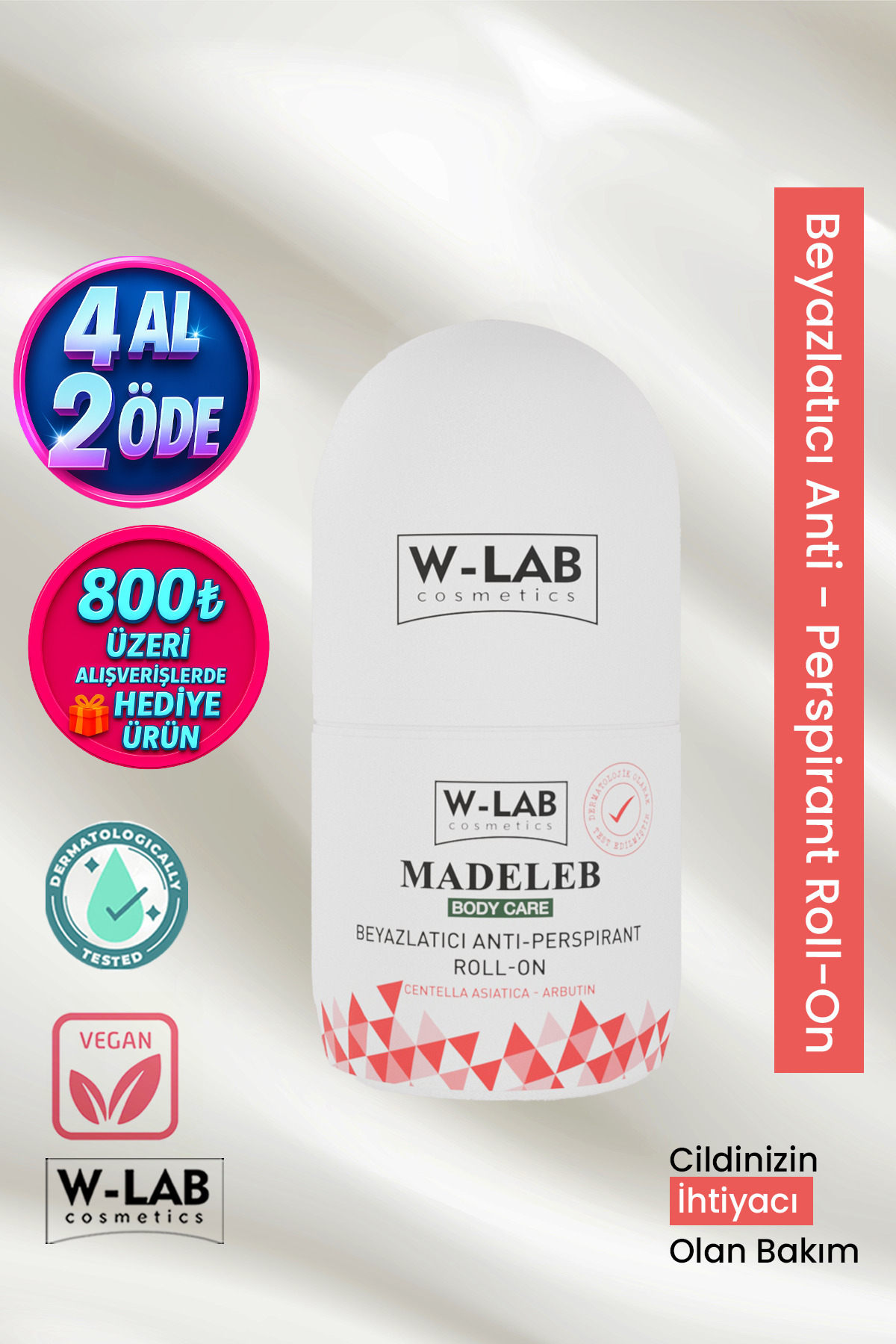 W-Lab Kozmetik Madeleb Roll On 50 ml