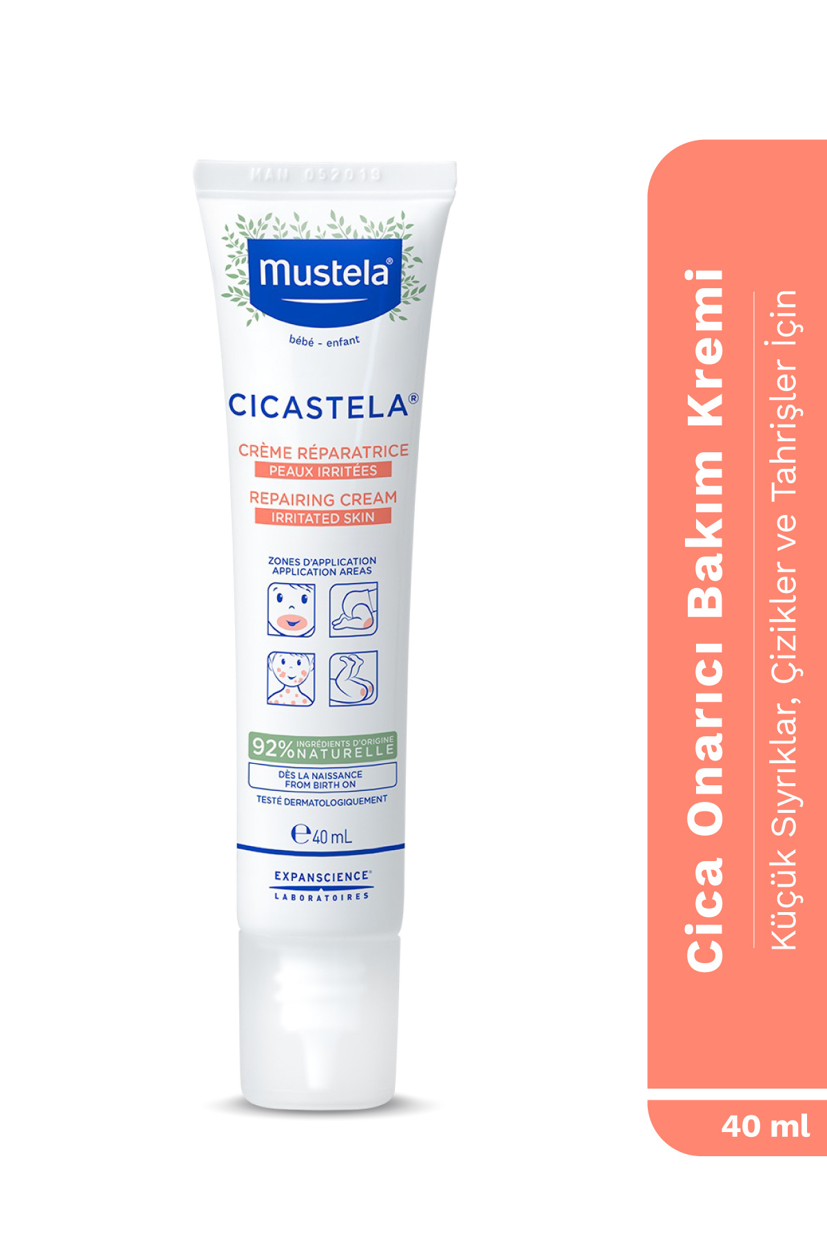 Mustela Cicastela Onarıcı Bakım Kremi 40 ml