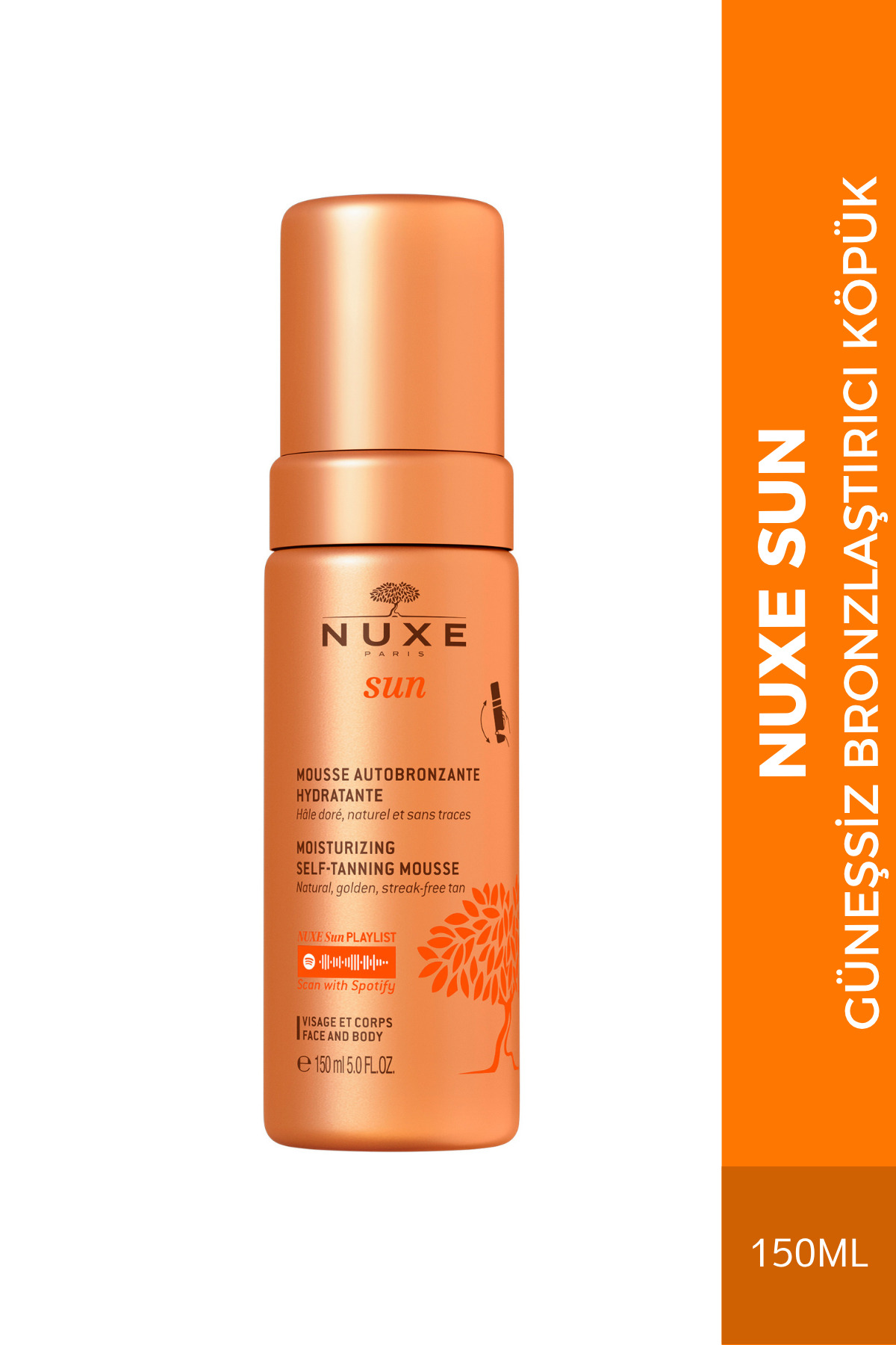 Nuxe Güneşsiz Bronzlaştırıcı Köpük 150 ml