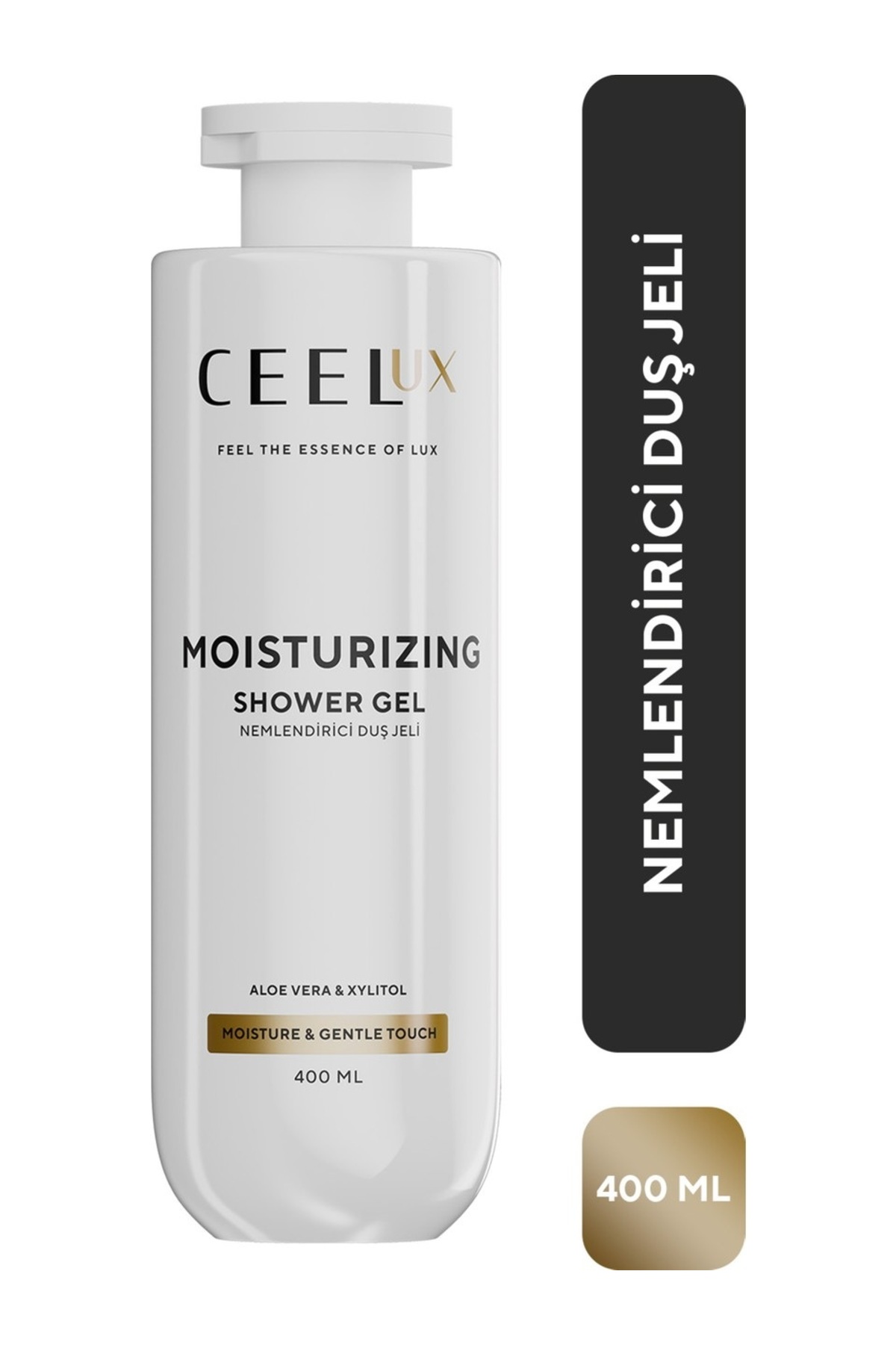 Ceelux Nemlendirici ve Besleyici Etkili Duş Bakım Jeli Xylitol ve Aloe Vera Özlü 400 ml