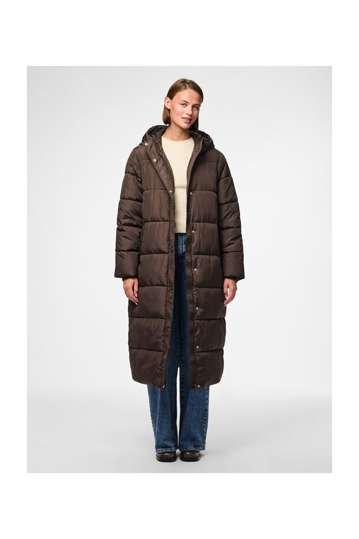 PIECES PCMADDIE LANGE PUFFERJACKE NOOS BC