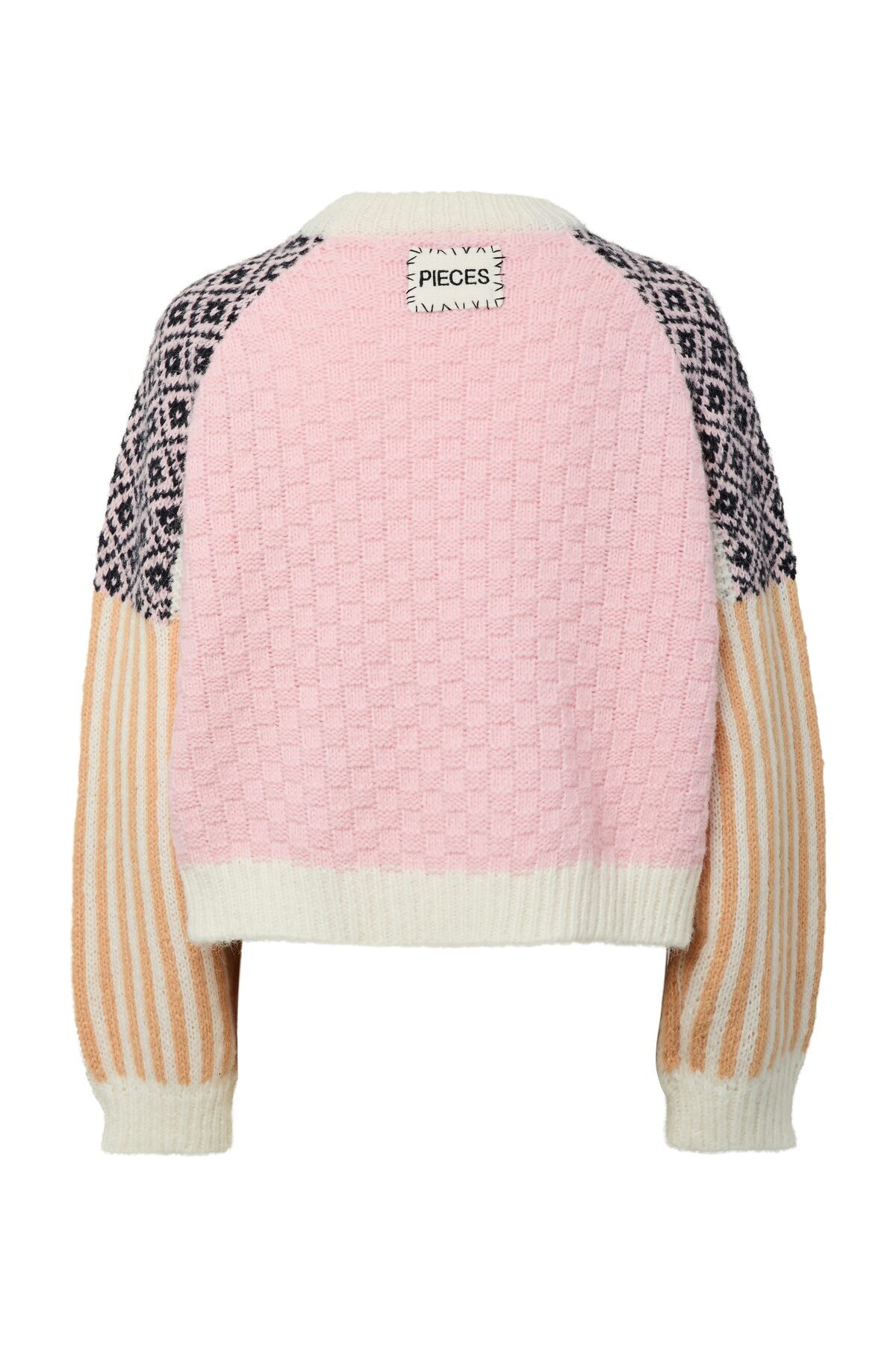 PIECES PCREMIX LS SWETER Z WYSOKIM KOŁNIERZEM BC