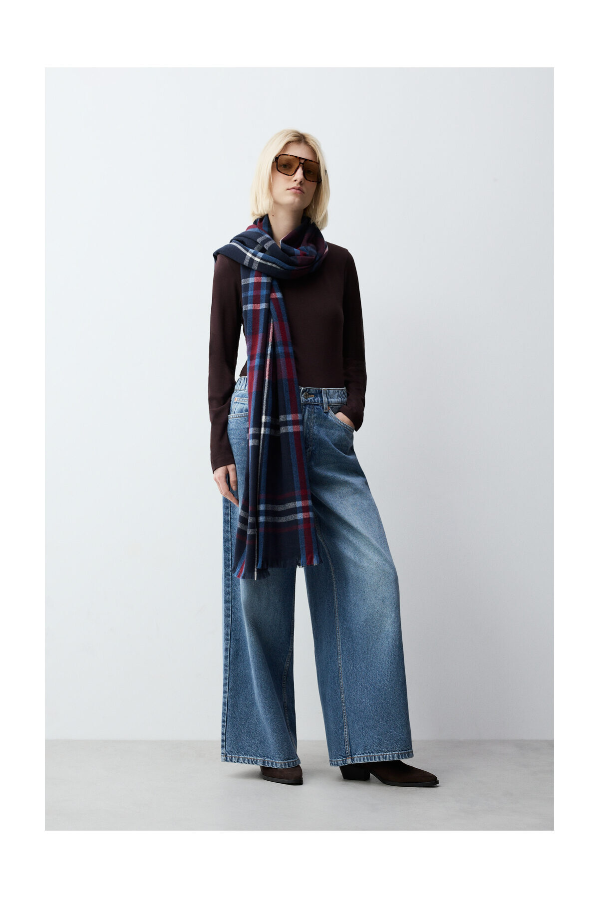 LEFTIES Koszulka damska z długim rękawem i okrągłym dekoltem