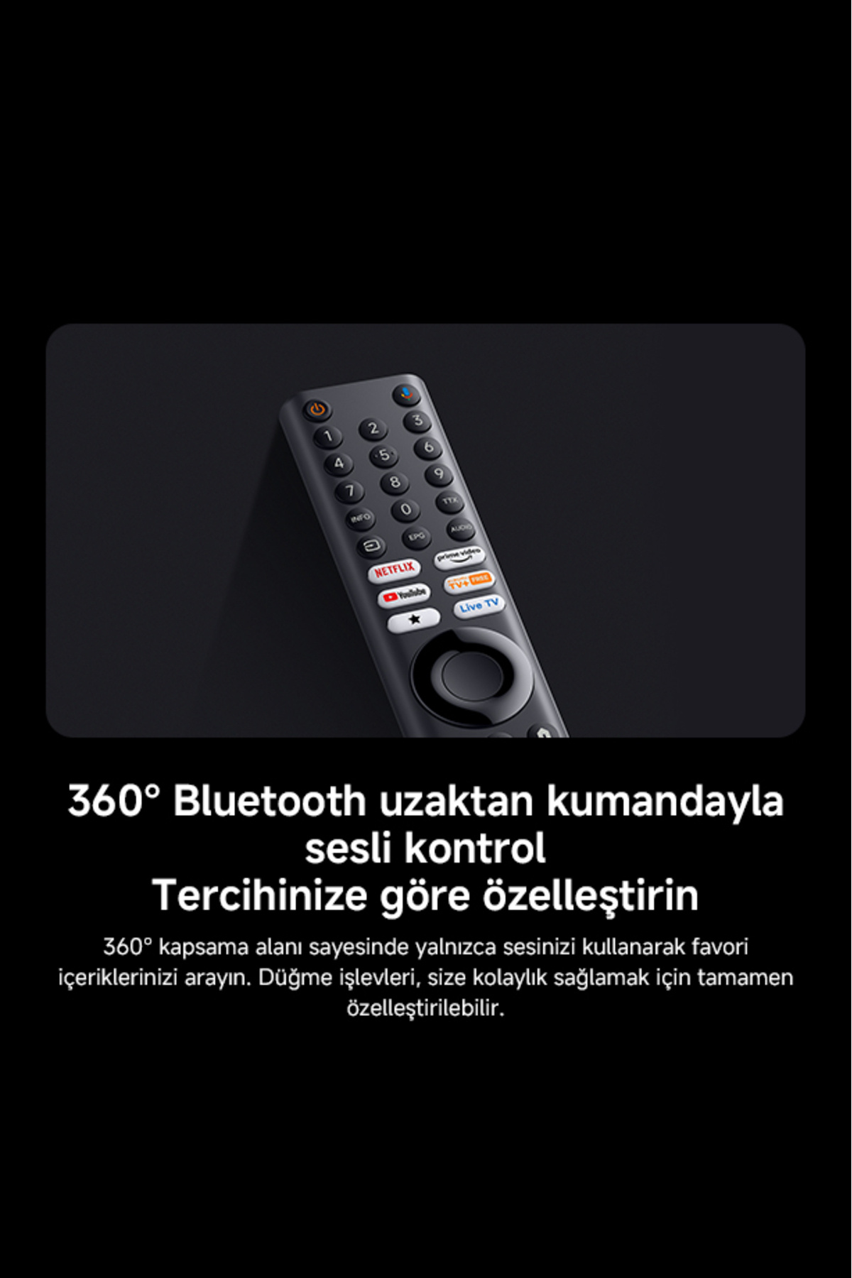 Xiaomi TV A 55 2026 - 55\" 140 4K Ultra HD Google Smart 120Hz Game Boost AirPlay Destekli Uydu Alıcılı TV