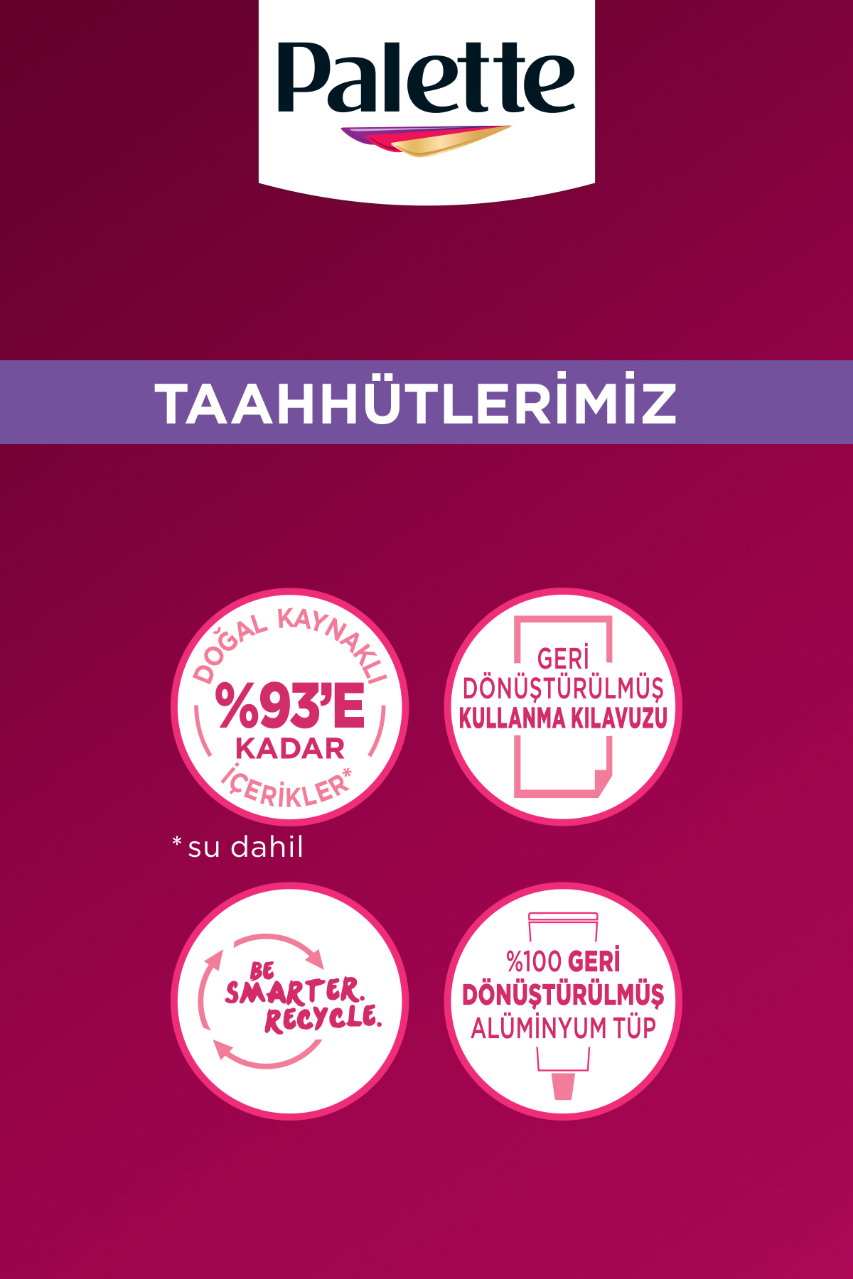 رنگ مو زنانه – مردانه بنفش پلتPalette | PLTDLXBY اورجینال - تصویر 8