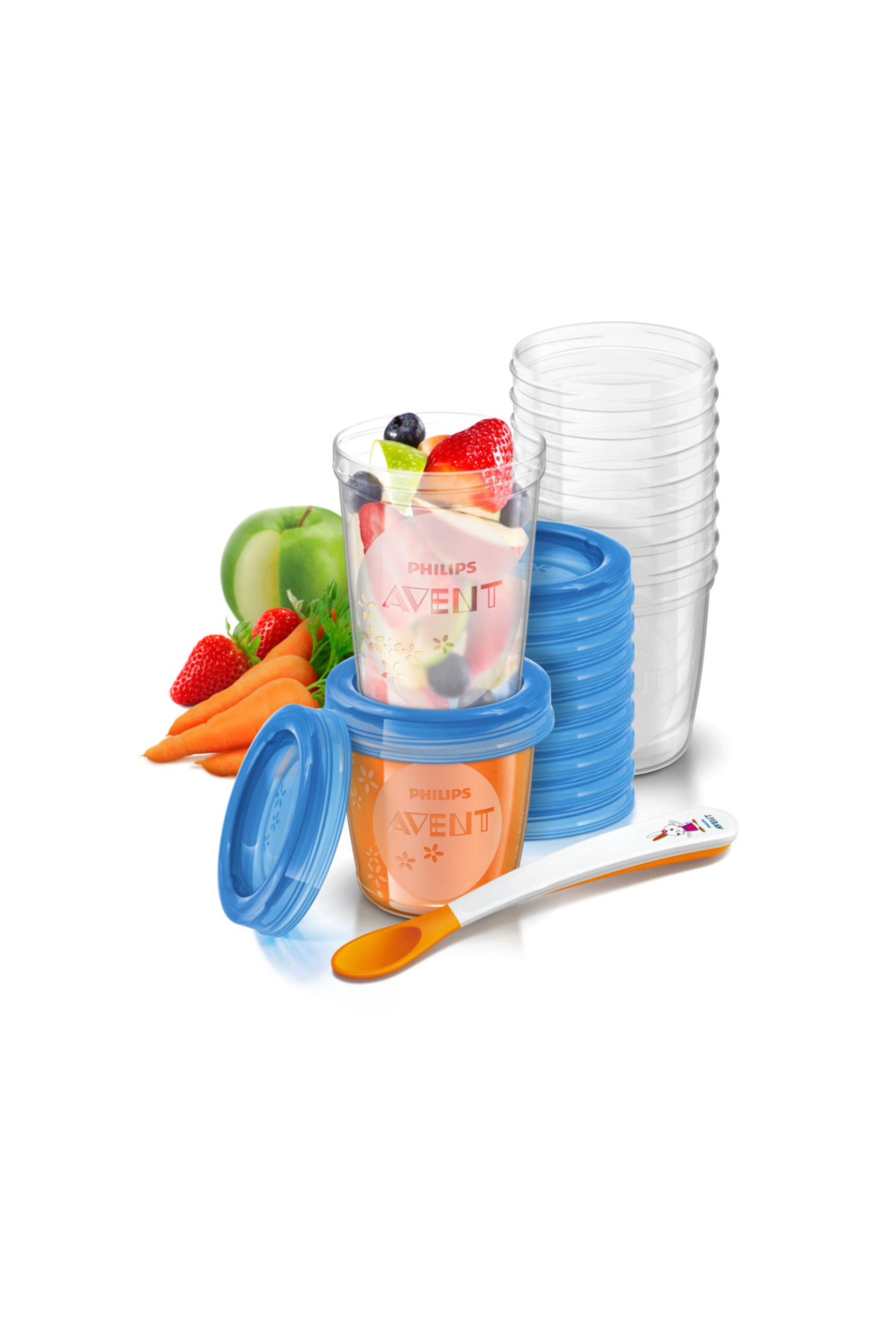 Philips Avent Set mit 20 Philips Avent Behältern SCF721/20