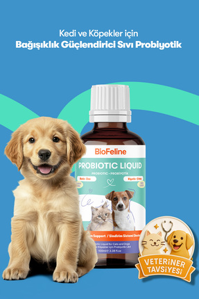BioFeline İshal, Kabızlık ve Sindirim Problemleri Azaltıcı Kedi ve Köpek Sıvı...