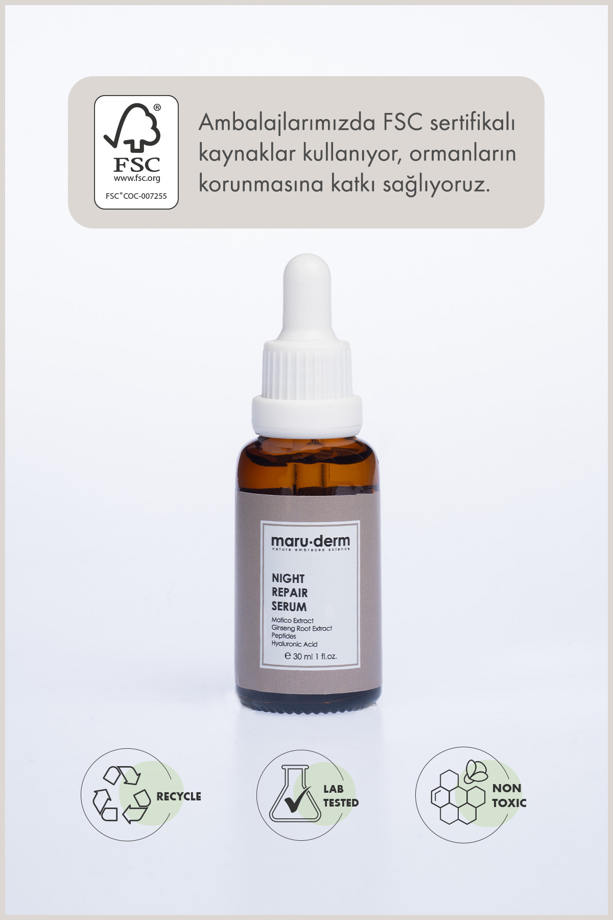 Night Repair Gece Onarıcı Cilt Bakım Serumu 30 ML — 8682397030789 — تصویر 6 از 6