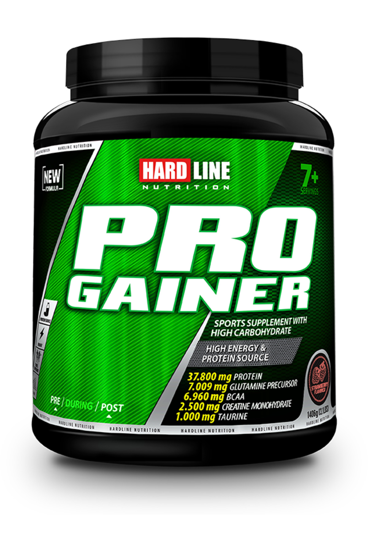 Hardline Progainer 1406 gr Çilek (Her Servis 200 gr)