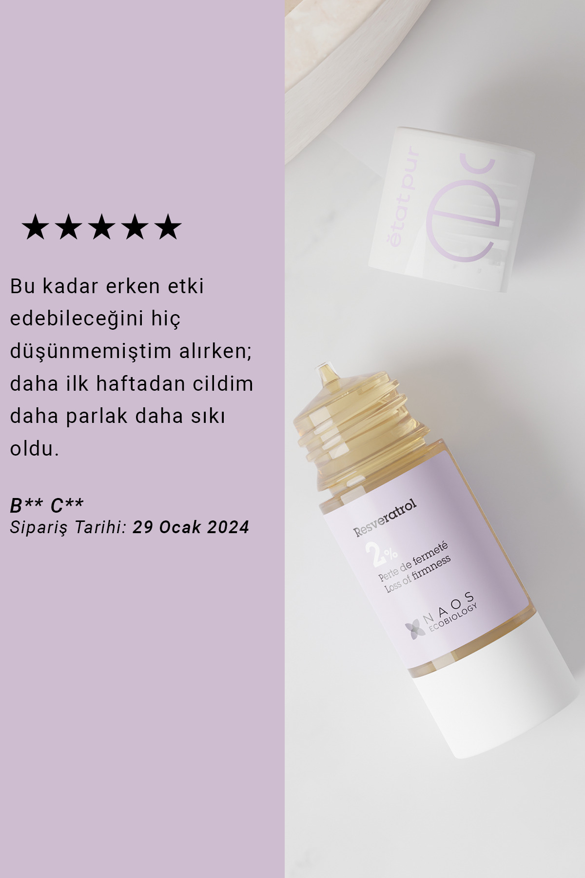 Pure Active Resveratrol Antioksidan Etkili Yaşlanma Karşıtı Konsantre Bakım Serumu 15 ML — 3760201231234 — تصویر 5 از 7