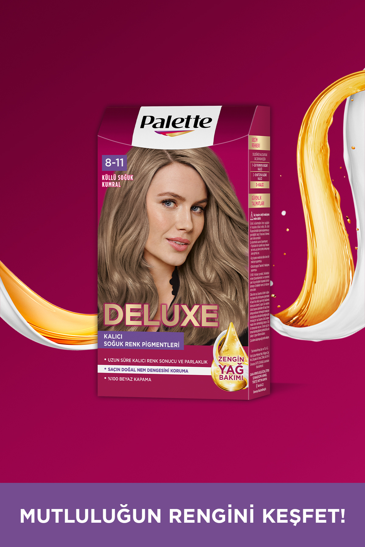 رنگ مو زنانه بژ پلتPalette | 3.83882E+12 اورجینال - تصویر 8