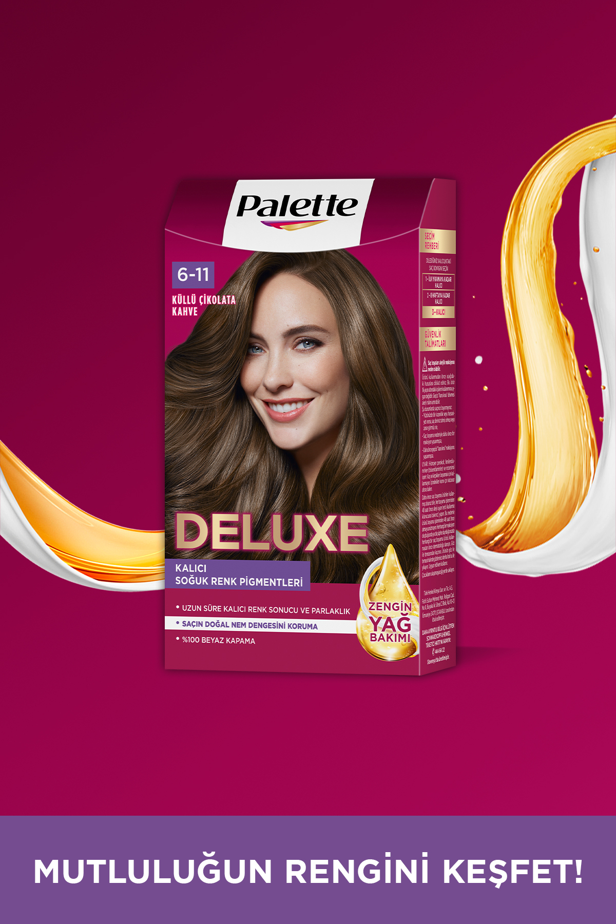 رنگ مو زنانه قهوه ای پلتPalette | 3.83882E+12 اورجینال - تصویر 8
