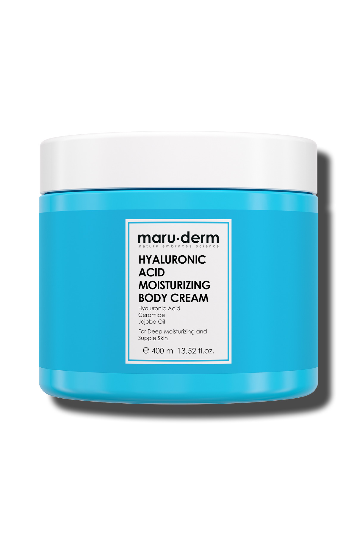 Maru.Derm Vücut Kremi | Hyalüronik Asit Nemlendirici Vücut Kremi 400 ml