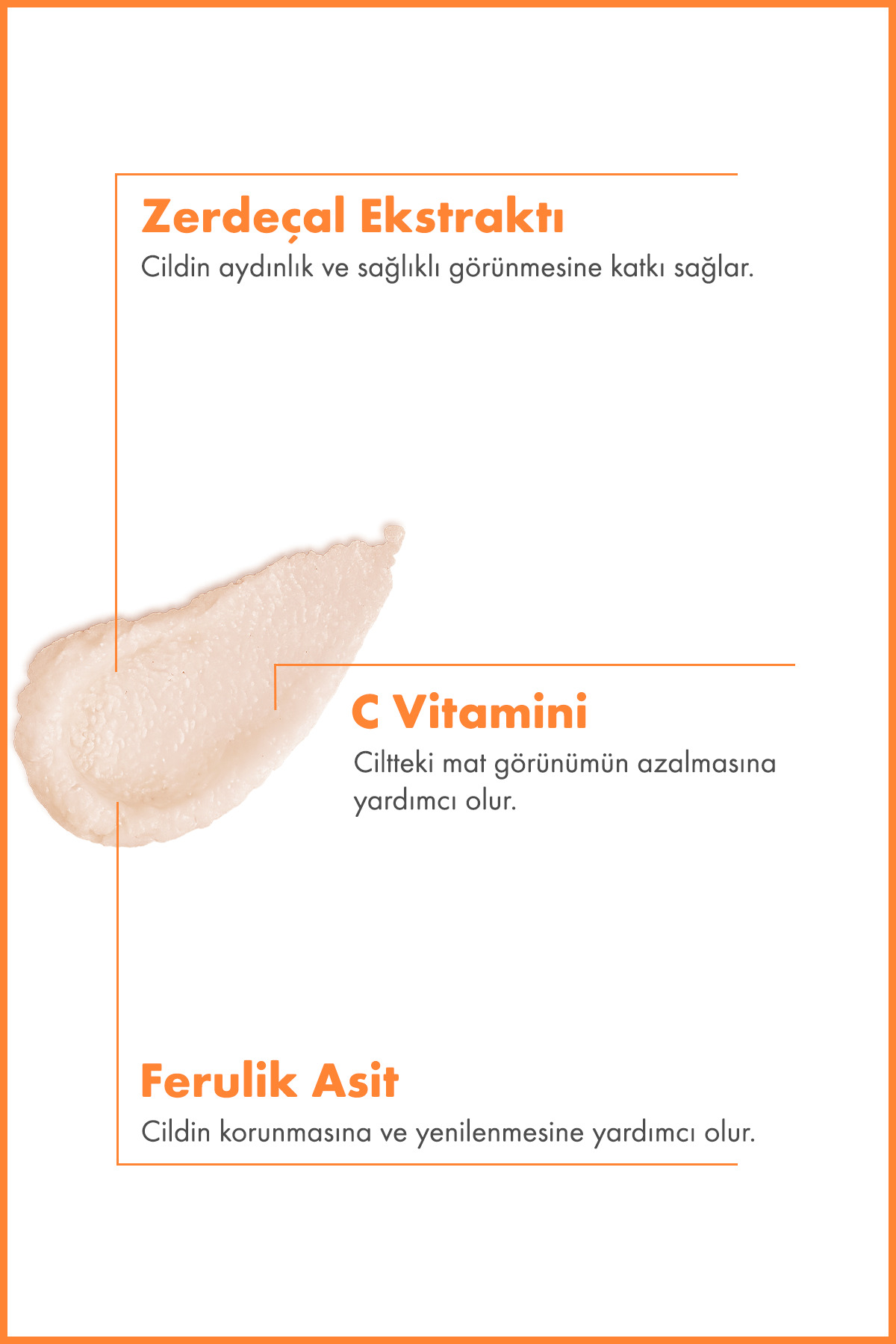 Body Scrub | Zerdeçal + Süt Vücut Peelingi | C Vitamini + Ferulik Asit 250 ML — 8682397031144 — تصویر 3 از 5