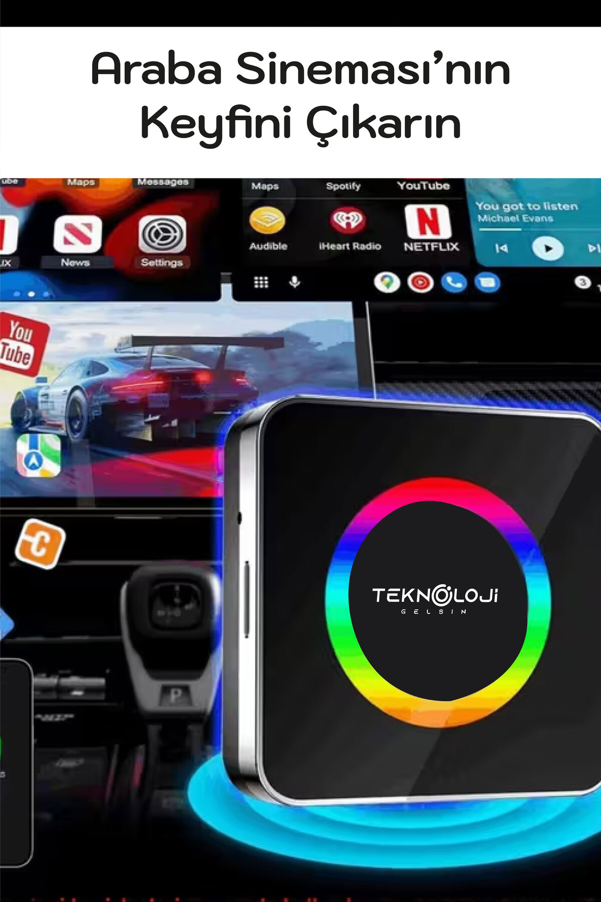 Teknoloji Gelsin Araç Carplay Yeni Nesil Son Sürüm Ai Box Uyumlu