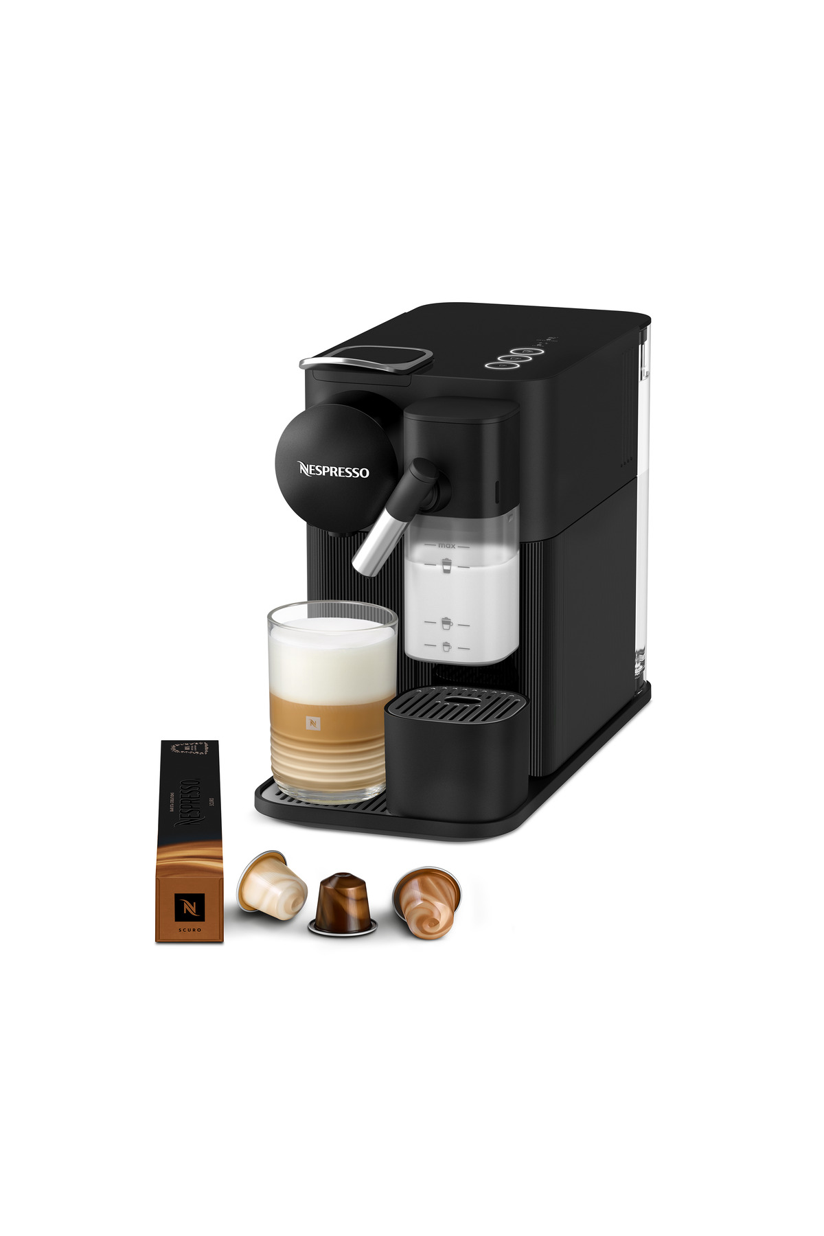 Nespresso F121 Latissima One Süt Çözümlü Espresso Kahve Makinesi,Siyah