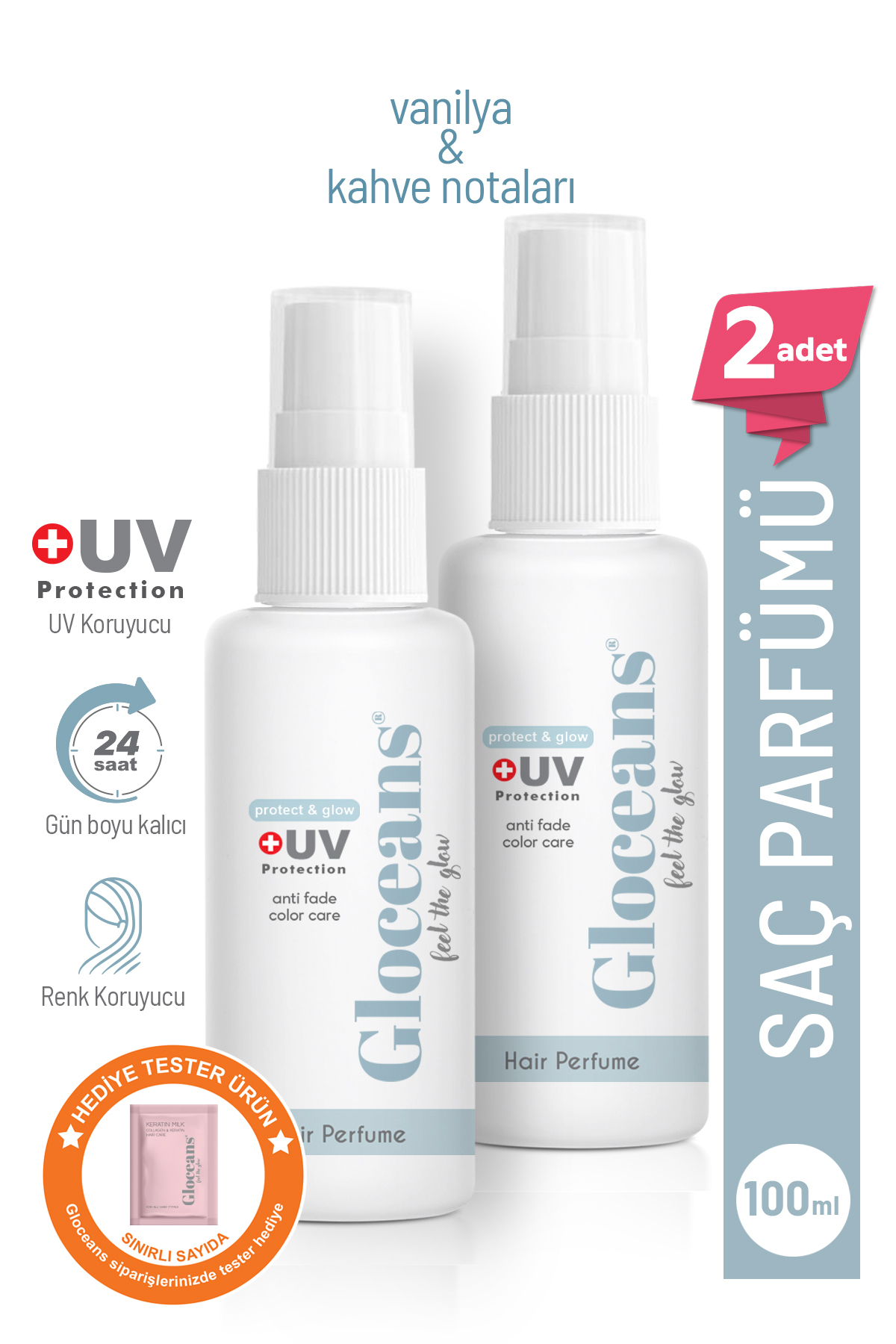 gloceans feel the glow Protect&glow Saç Parfümü Avantajlı Set