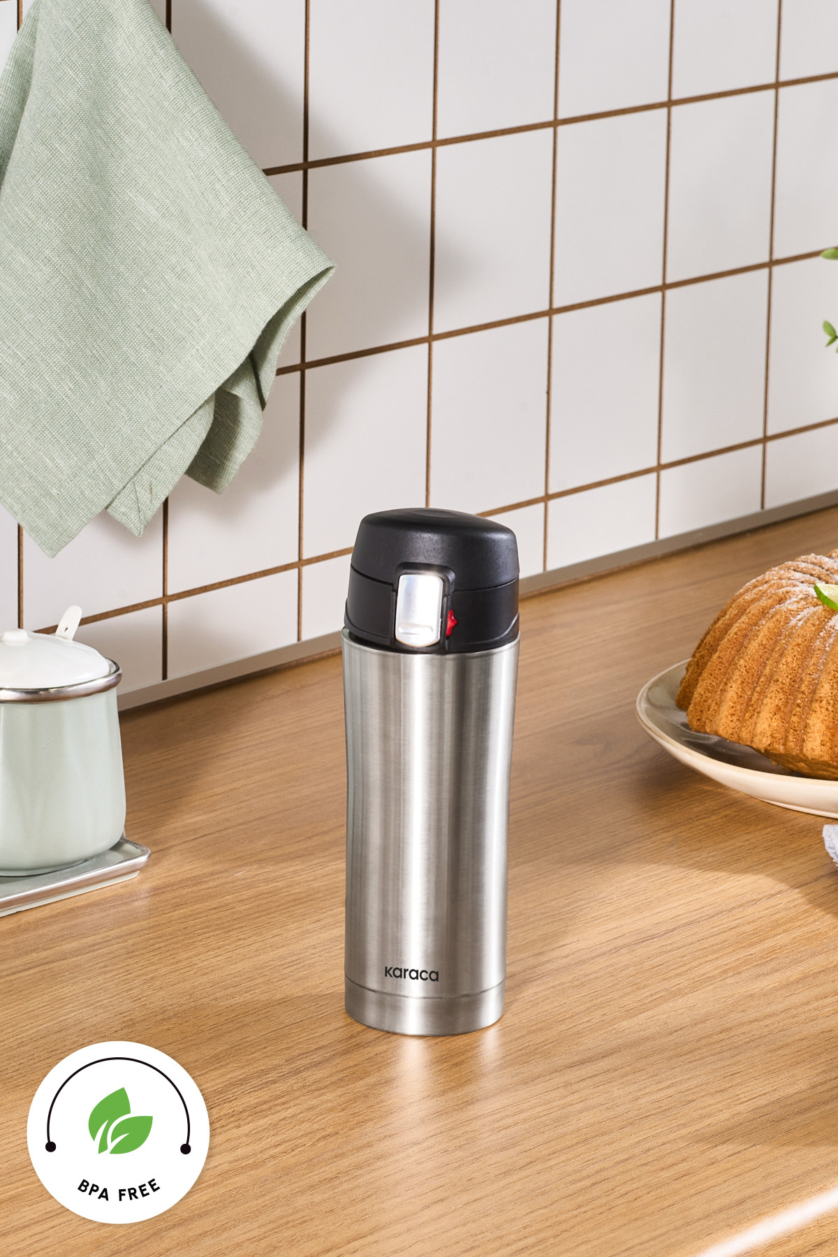 فلاسک  خاکستری کاراجاKaraca | 1.00019E+12 اورجینال - تصویر 5