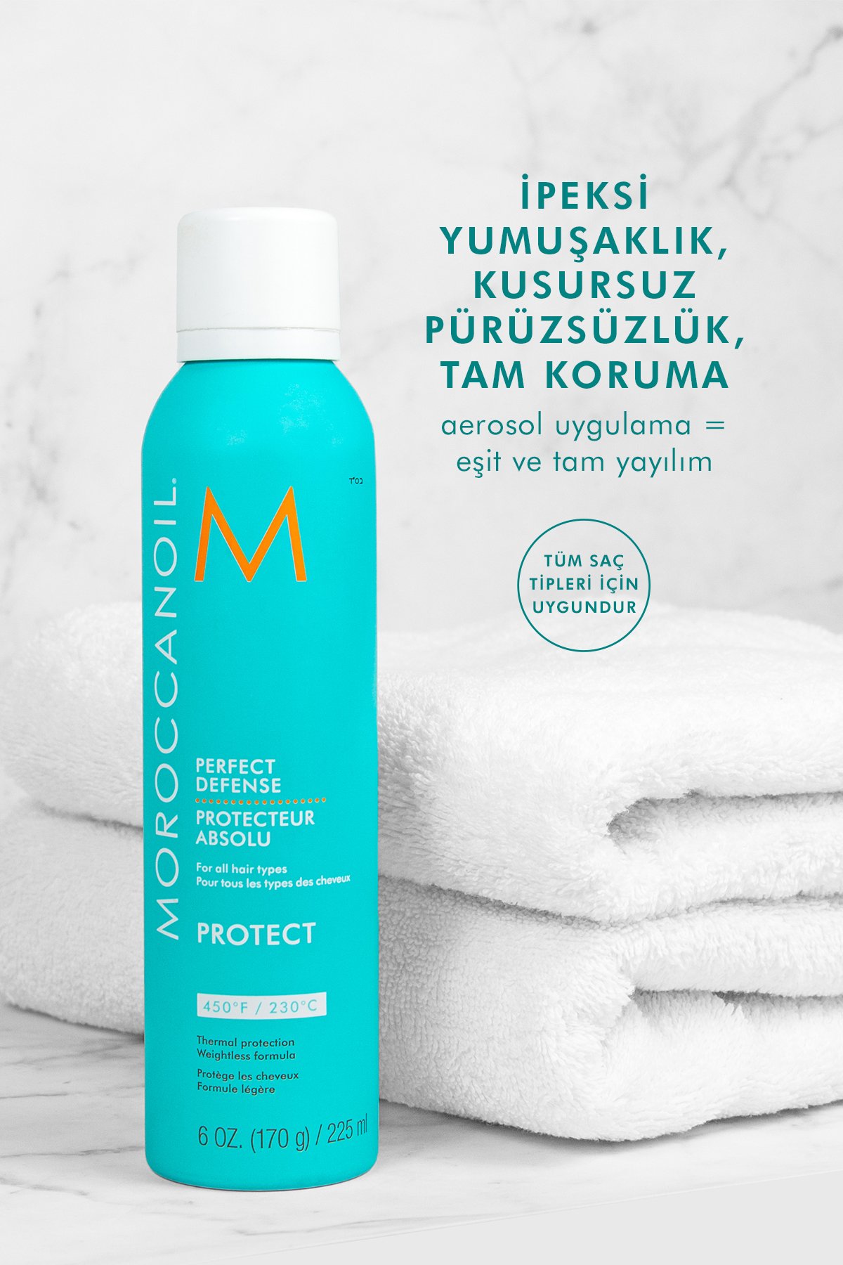 Perfect Defense Termal Hasara Karşı Koruyucu Sprey 225ml- Moroccan Miracle — 7290016664546 — تصویر 2 از 8