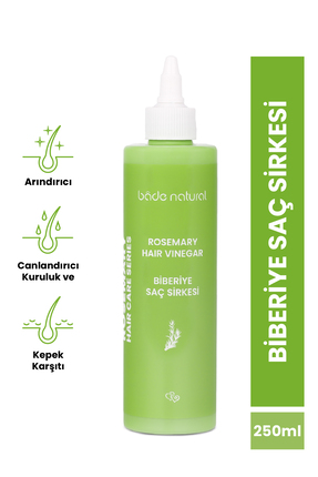 Bade Natural Biberiye Saç Sirkesi Arındırıcı ve Canlandırıcı 250 ml