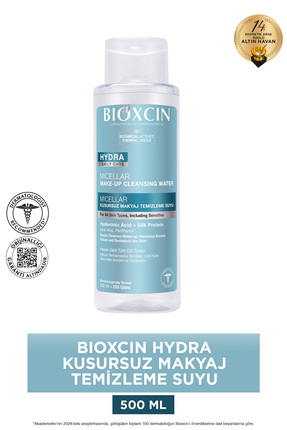 Bioxcin Hydra Micellar Makyaj Temizleme Suyu 500 ml (Hyaluronik Asit, AloeVer...