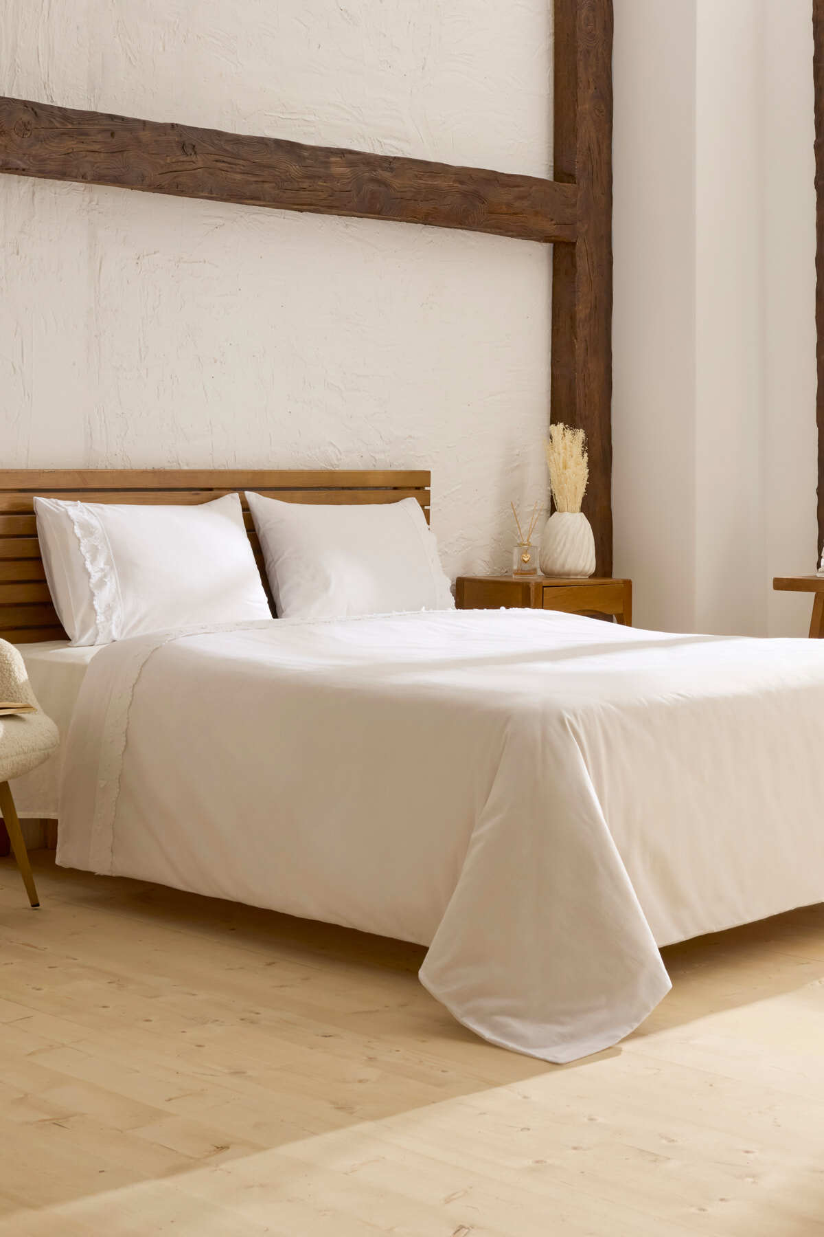 سرویس روتختی  سفید کاراجا هومKaraca Home | 1000252202 اورجینال - تصویر 2
