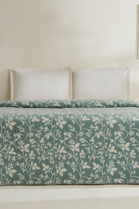 Karaca Home Cintia Çift Kişilik Akrilik Battaniye Koyu Mint