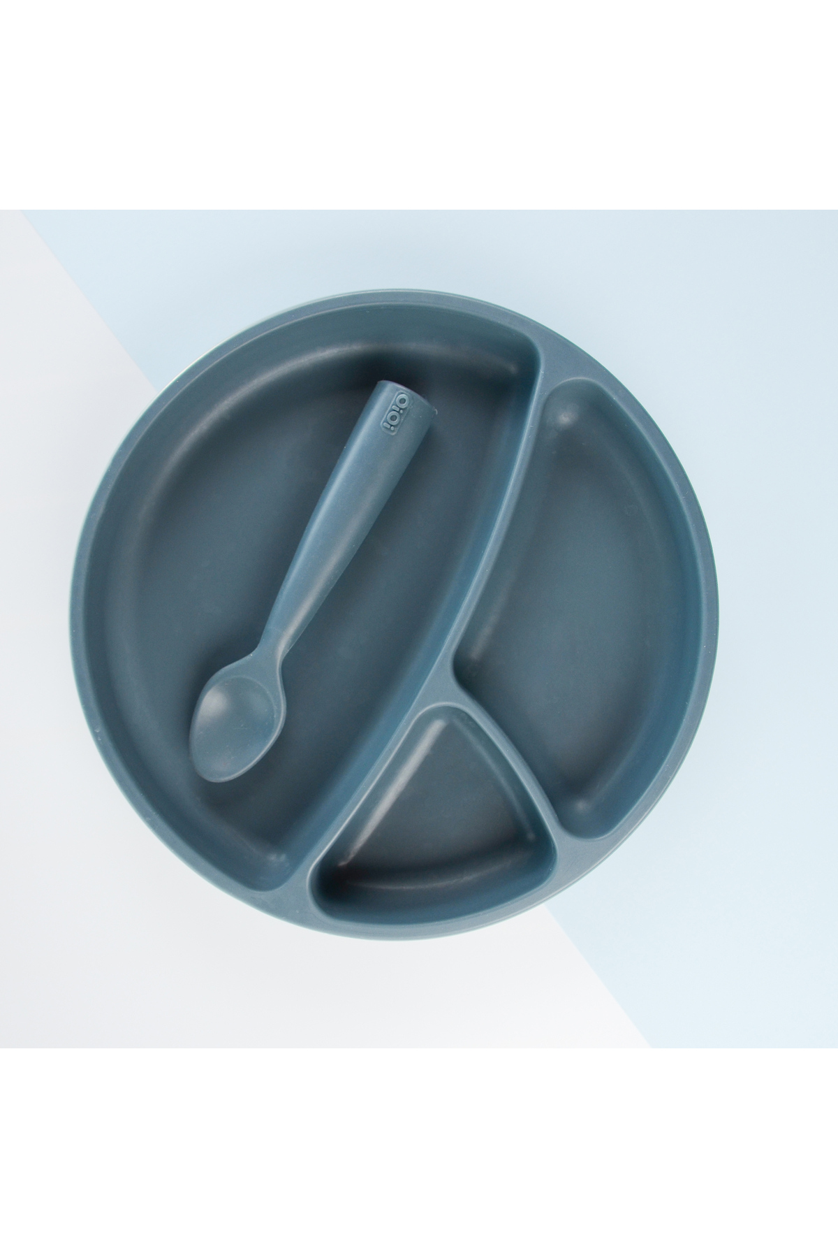 OiOi Deep Blue Beşli Set (önlük+tabak+kase+bardak+kaşık) fotoğrafı 6 (önizleme)