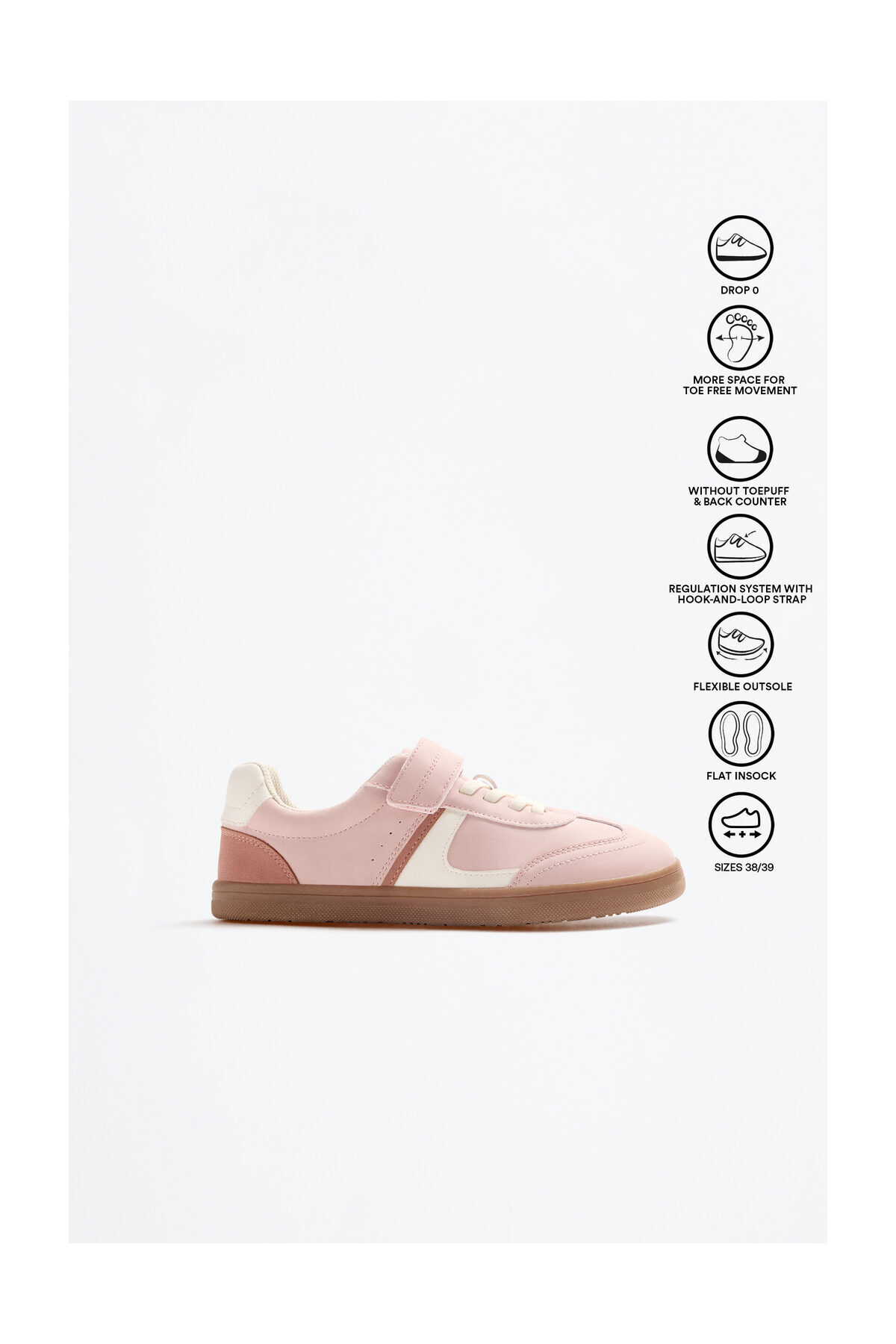 LEFTIES Dziecięce buty Barefoot Comfort z dopracowanymi detalami