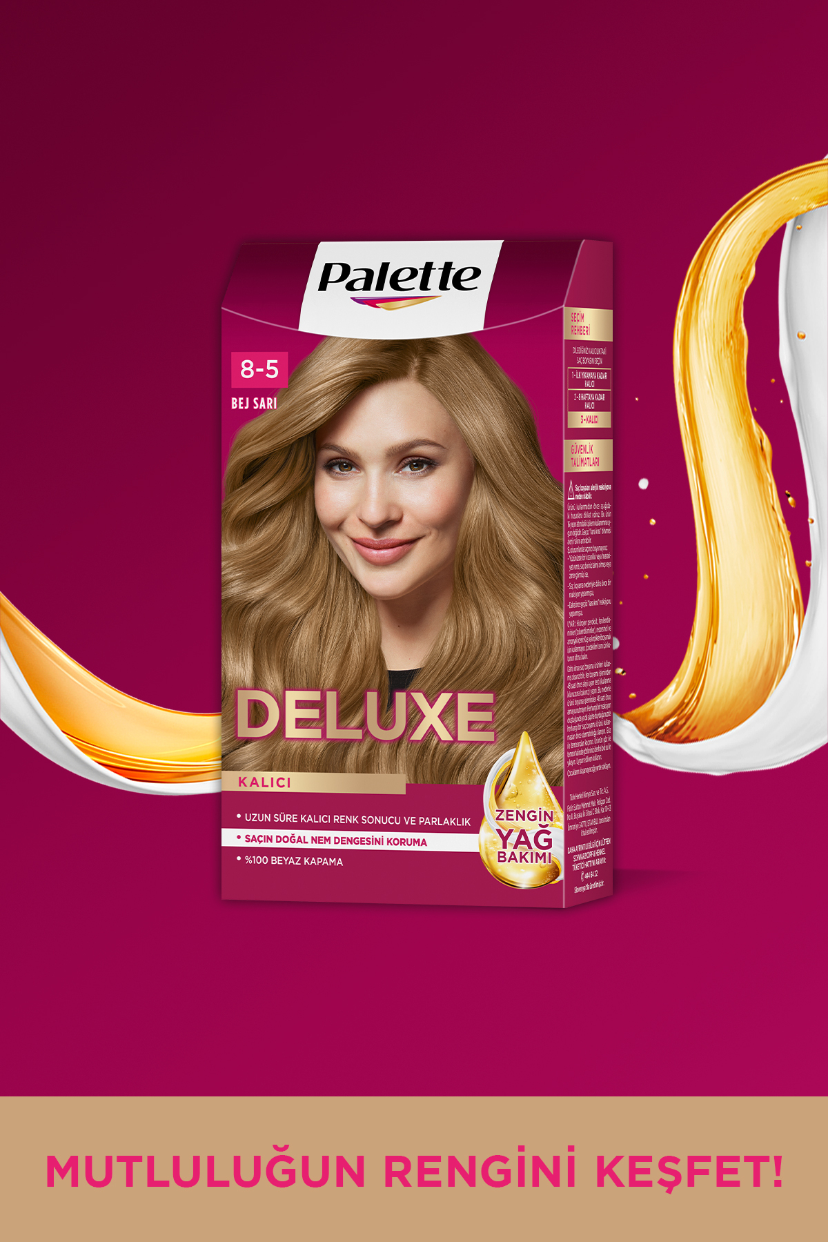 رنگ مو زنانه بژ پلتPalette | 3.83882E+12 اورجینال - تصویر 8
