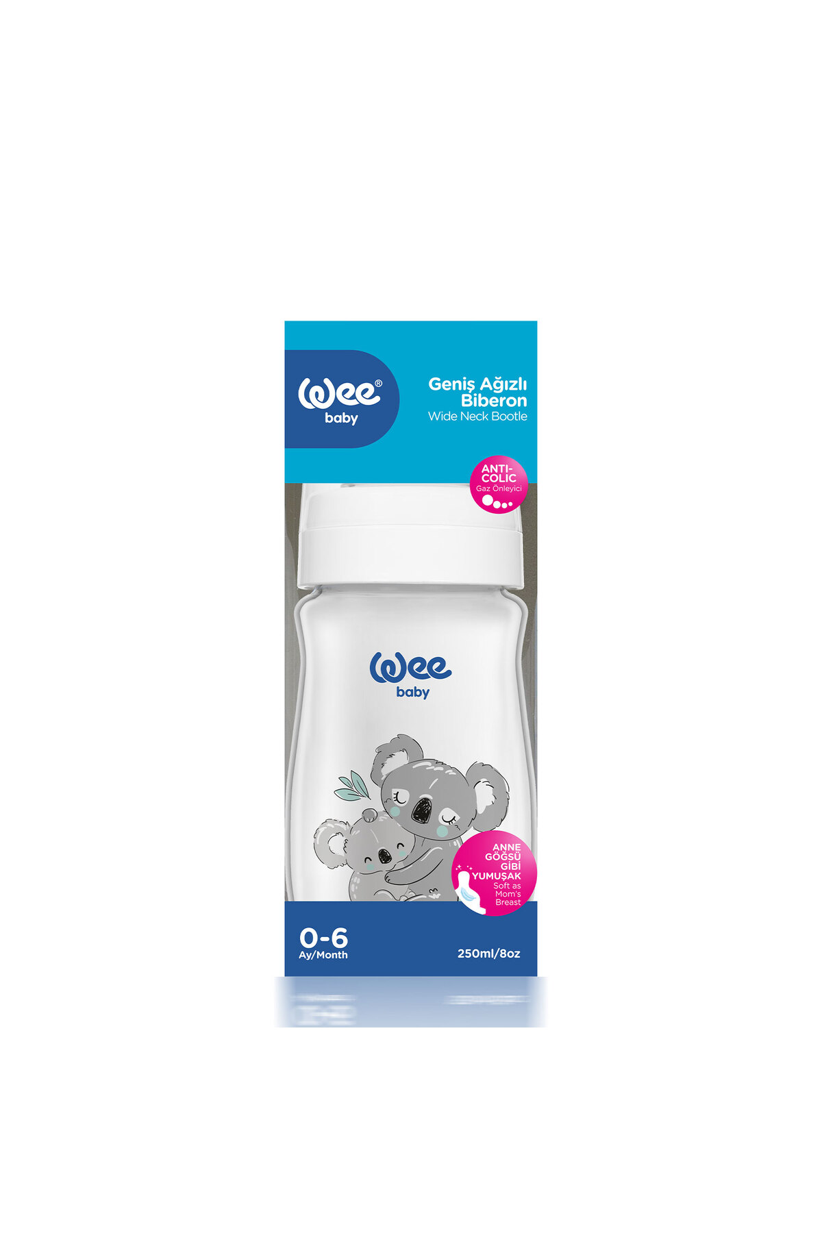 Wee Baby Safari PP Biberon 250 ml fotoğrafı 3 (önizleme)