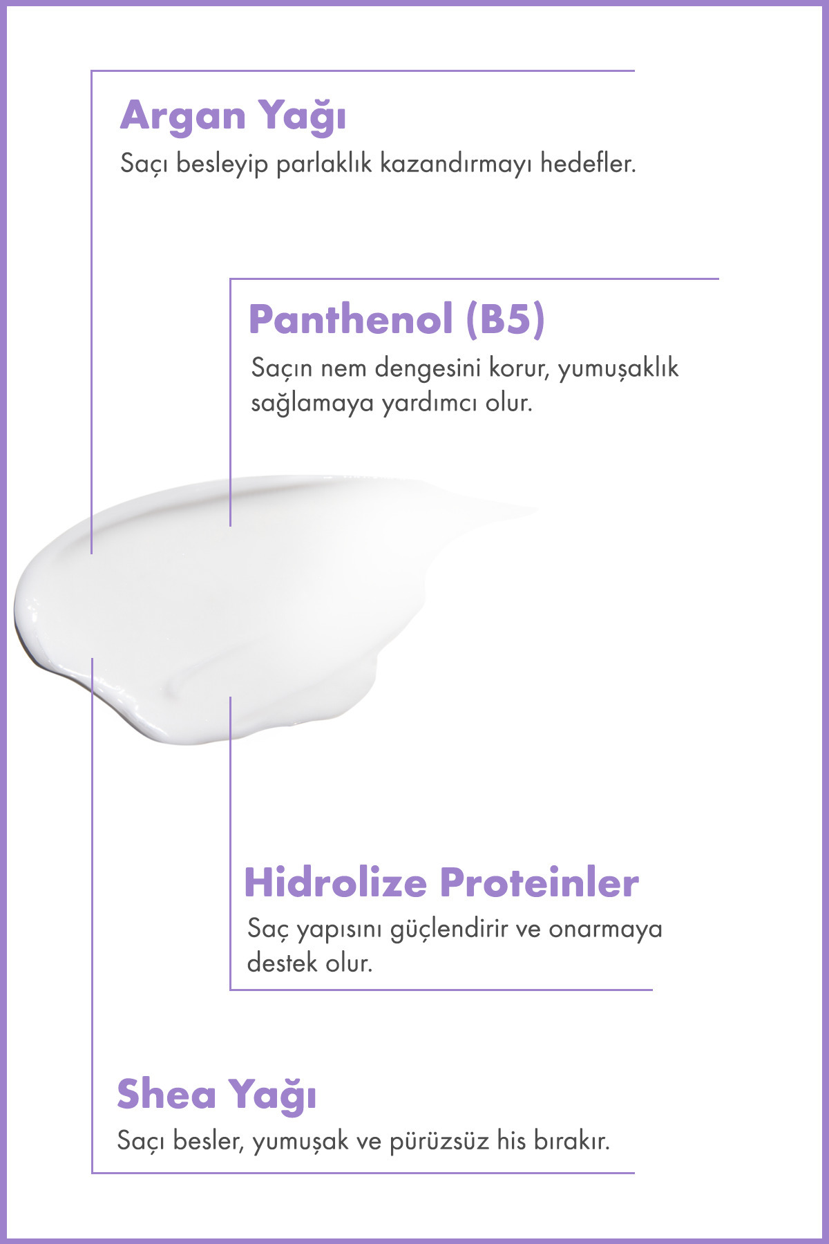 Saç Maskesi | Saç Onarıcı Saç Maskesi 300 ml | Yıpranmış Zayıf Saçlar | Vegan — 8682397031038 — تصویر 3 از 5